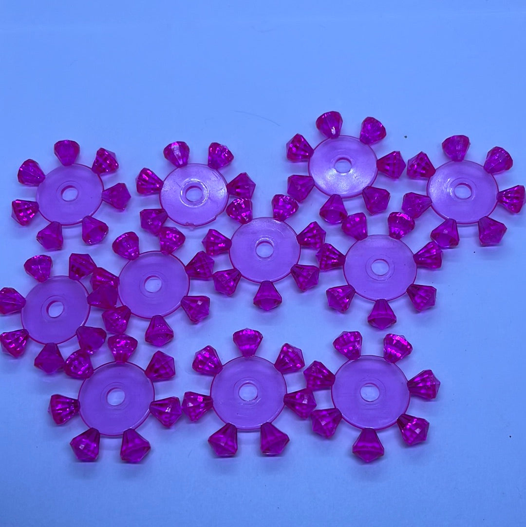 Star acrylic beads  100 g 2