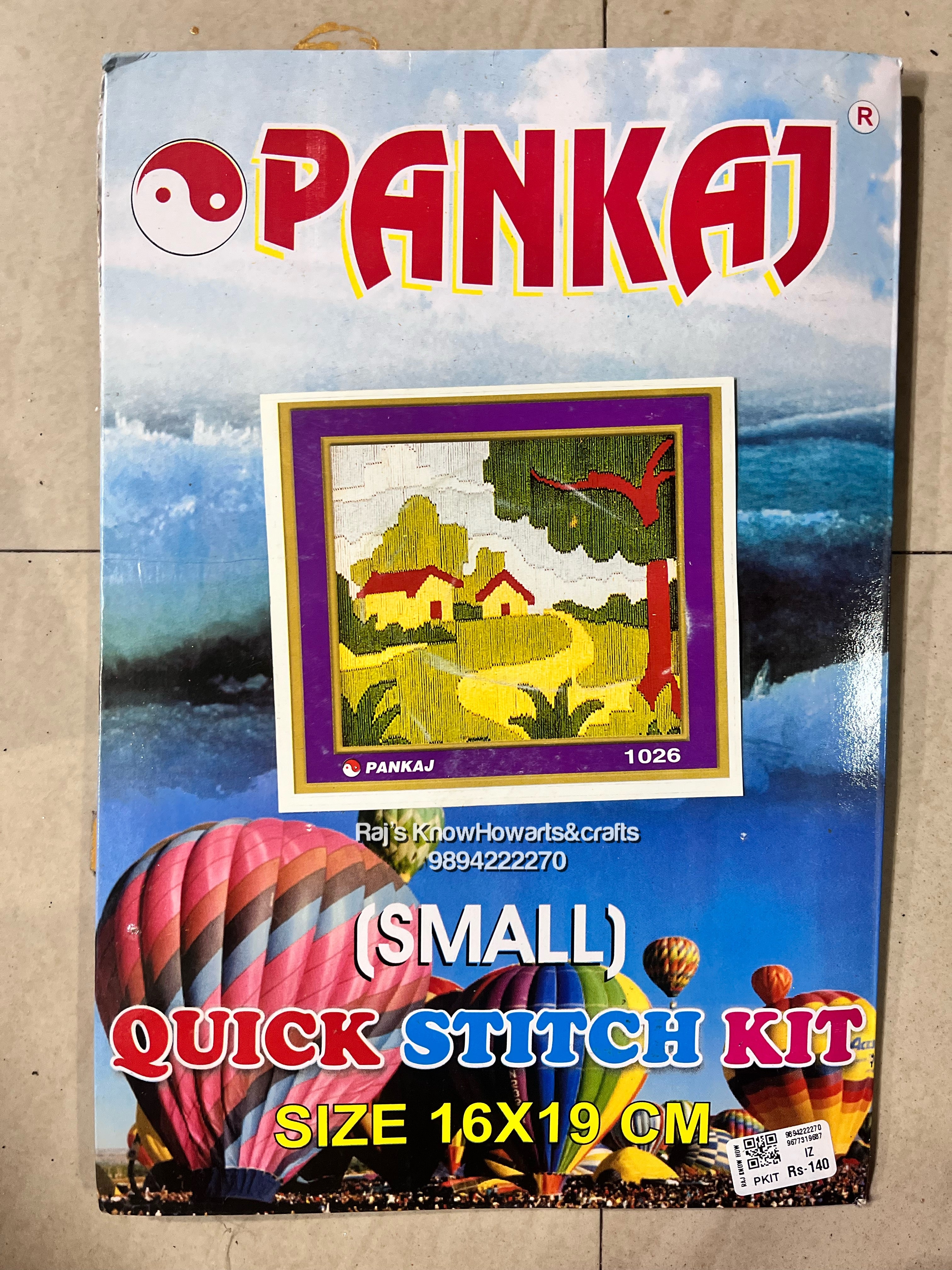 Pankaj Quick Stitch  Kit small - 16x19cm