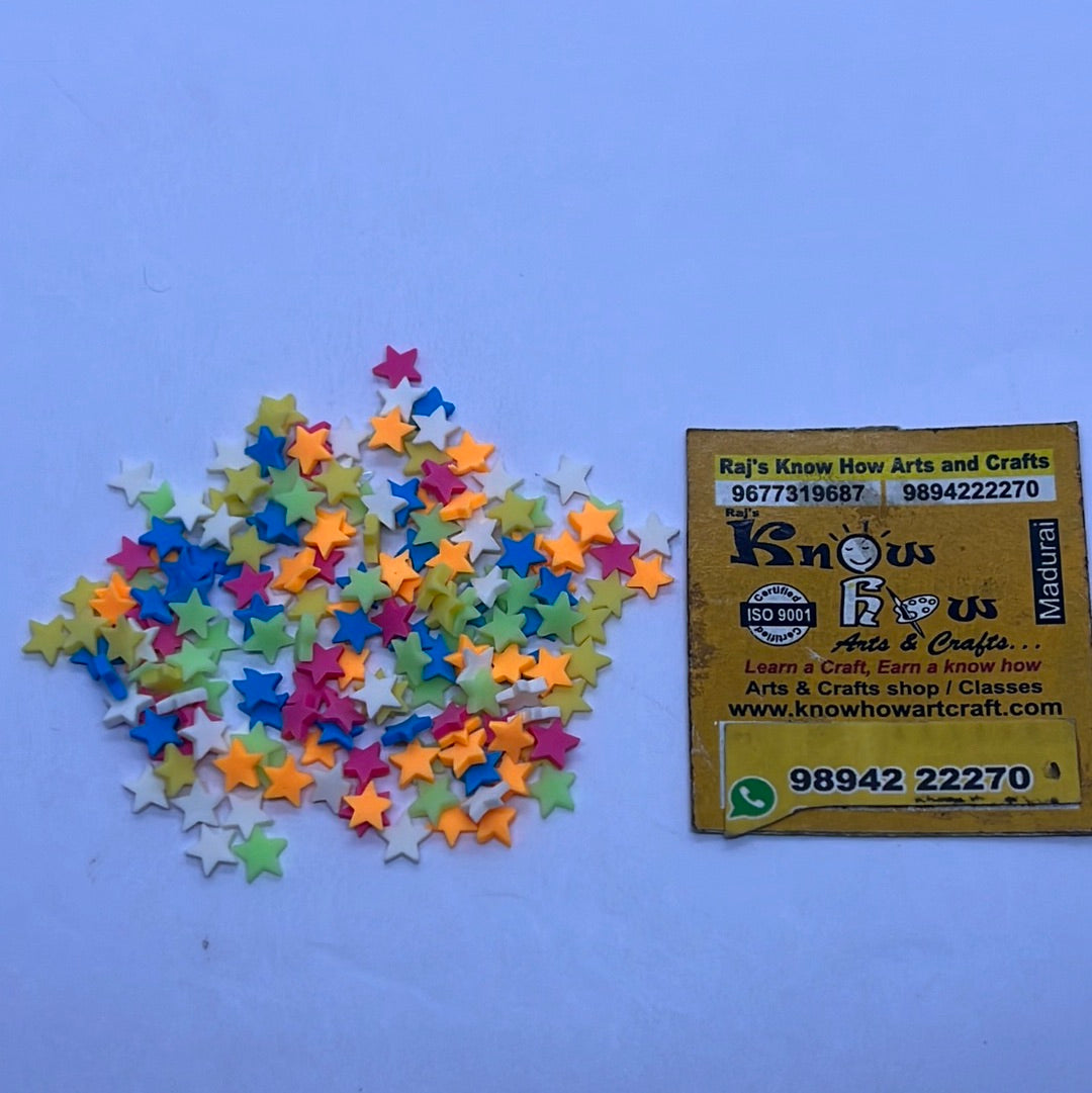 Colourful star- Resin filler