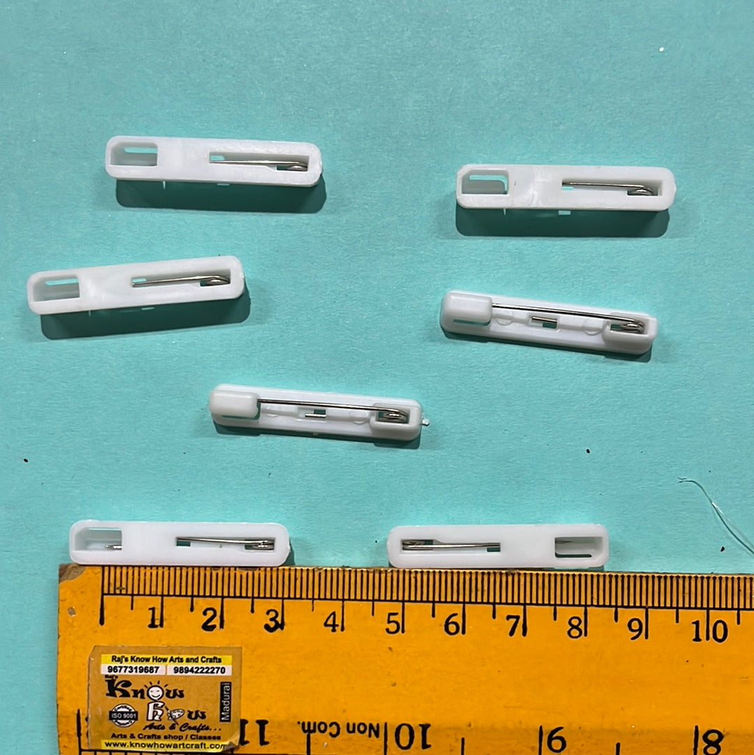 Plastic safety pins 5 piece