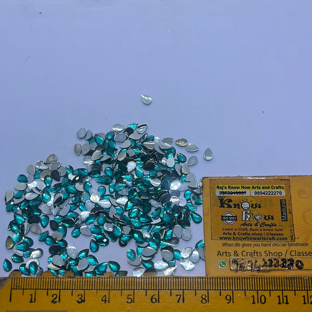 Acrylic aari & Embroidery beads stone -25g 12