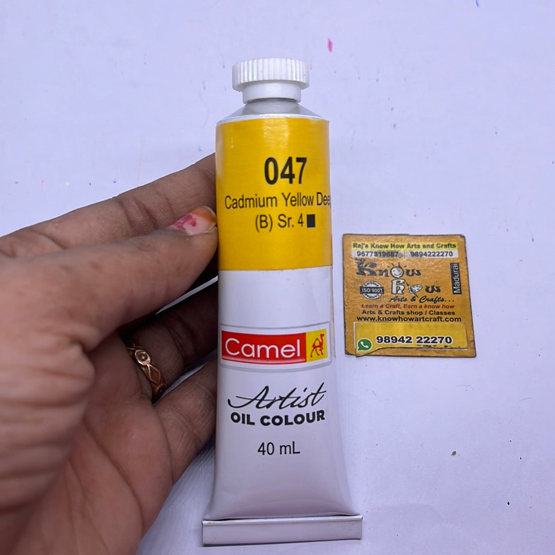 Artist Oil Color cadmium yellow deep 40 ml- 1 tube