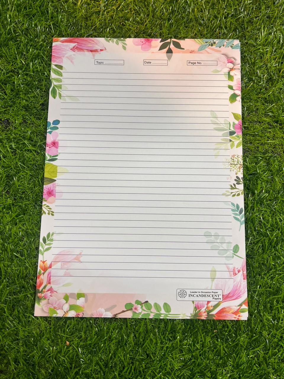 A4 Designer Ruled Sheets -A4DRS (2 packets) – KnowHowArtCraft