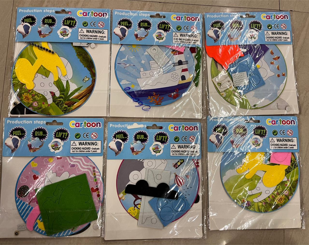 3D cartoon kit 2 pack assorted design -3DCK – KnowHowArtCraft
