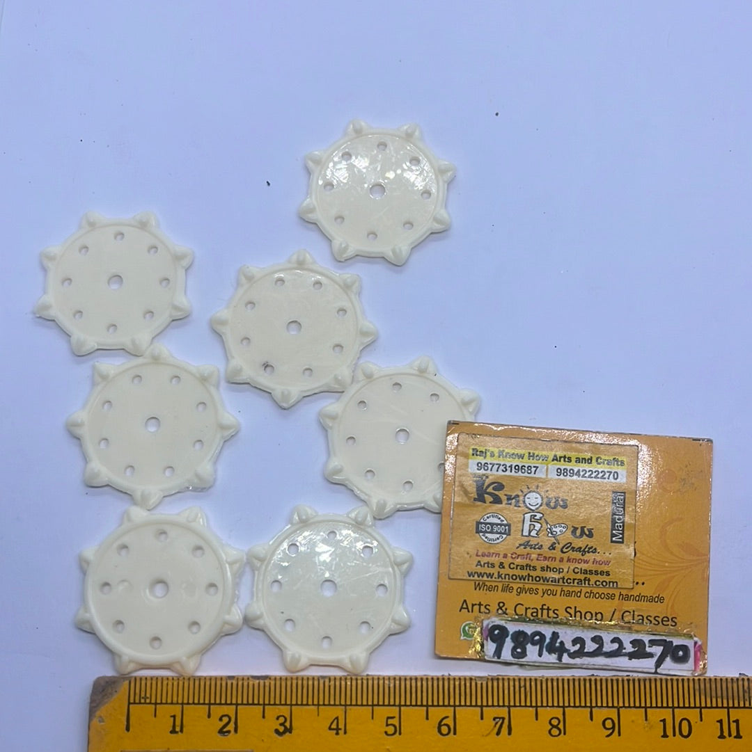 Acrylic plastic Artificial design beads for jewelry making 100g in a pack