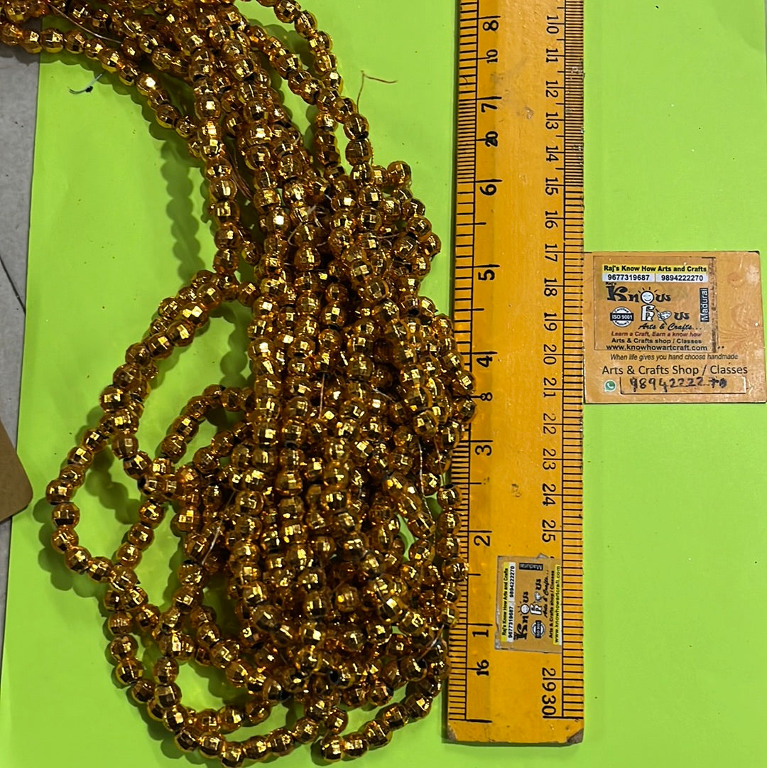 Golden beads 50g  3