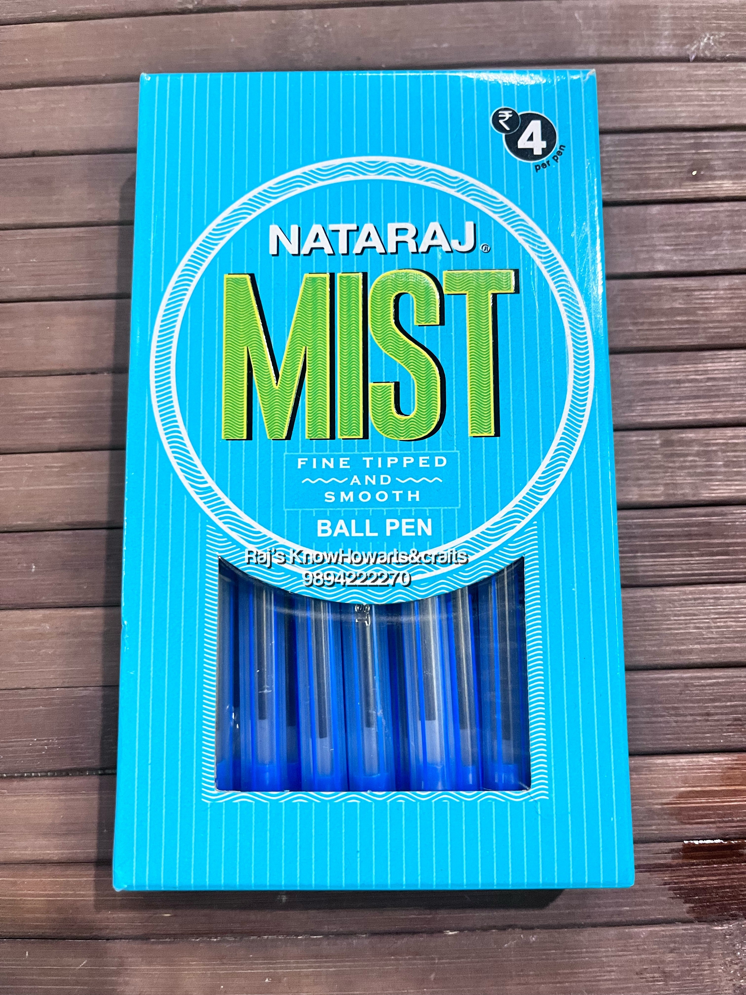 Nataraj Mist Ball pen - 2pc