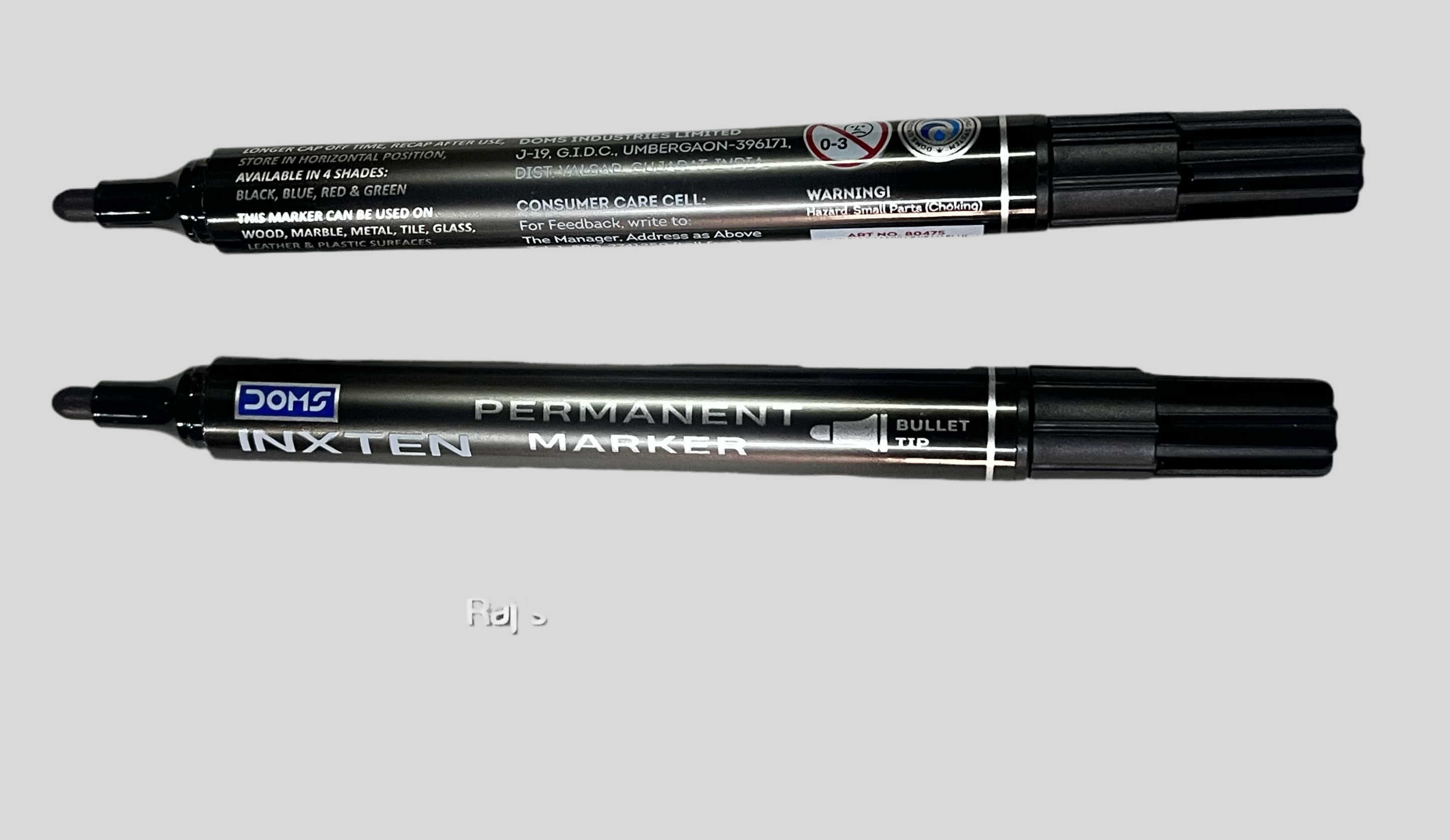 Doms Inxten permanent marker Black  -2 pc