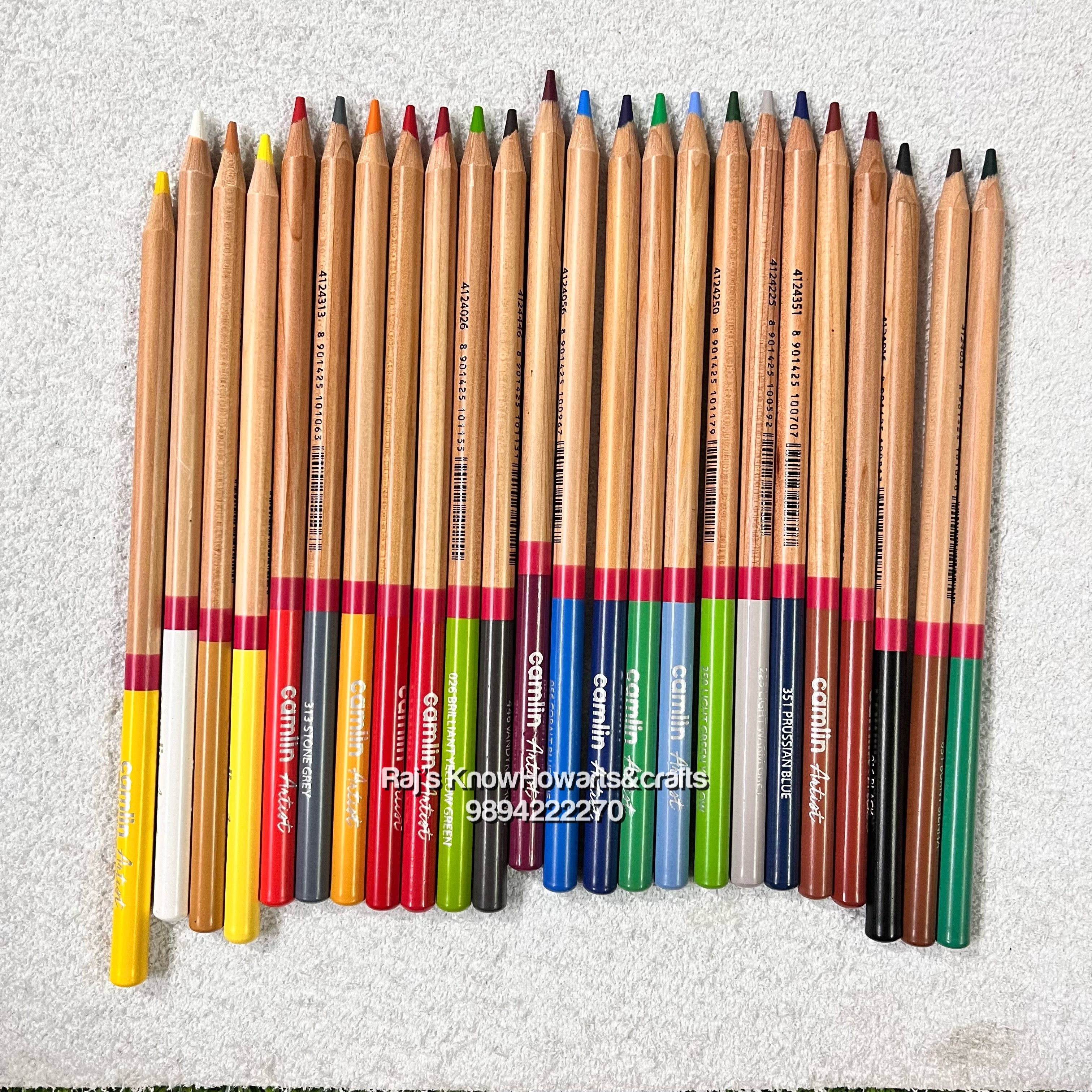 Camlin artist colour pencils 24 shades