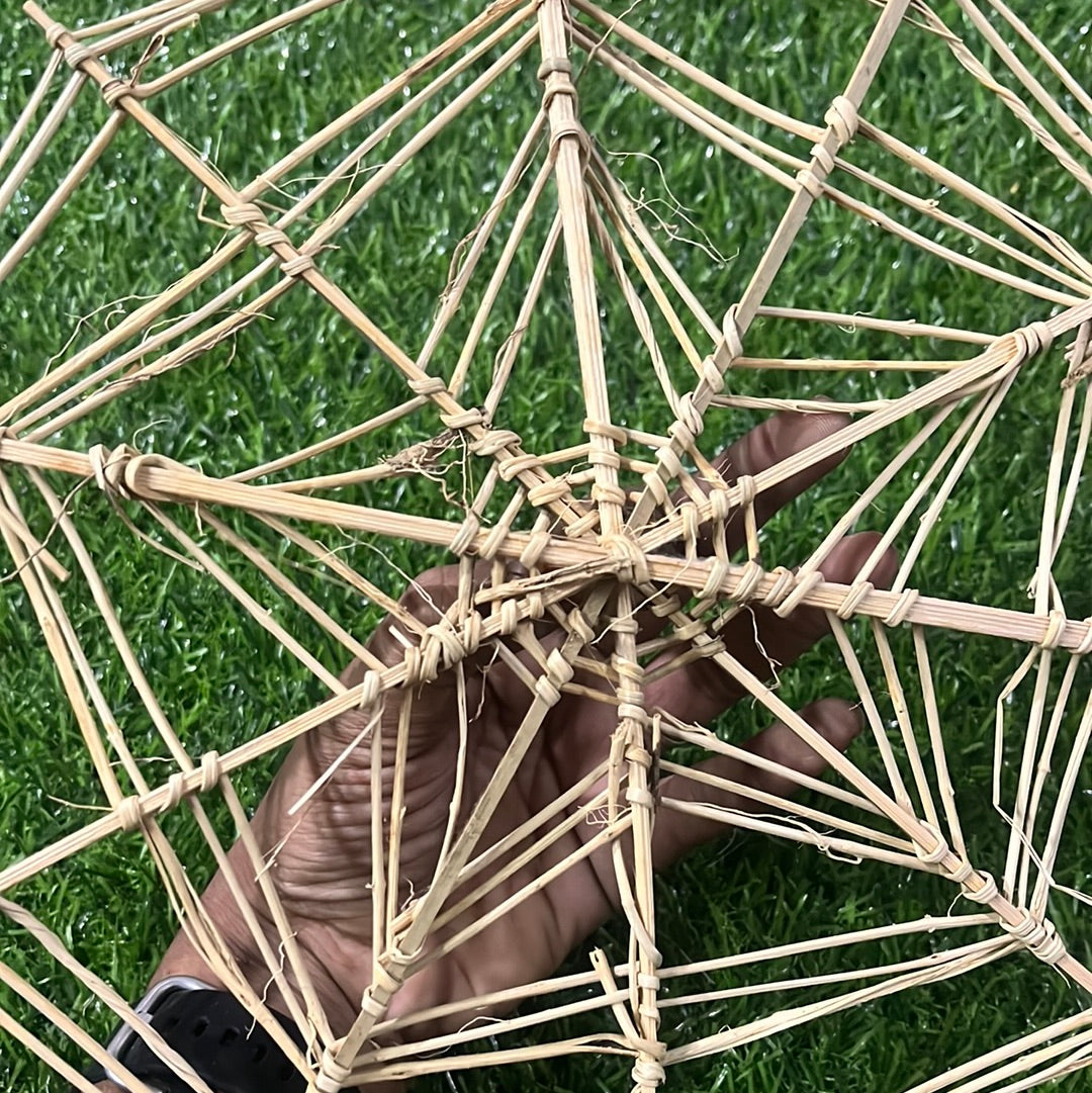 DIY Bamboo spider web craft ideas for kids