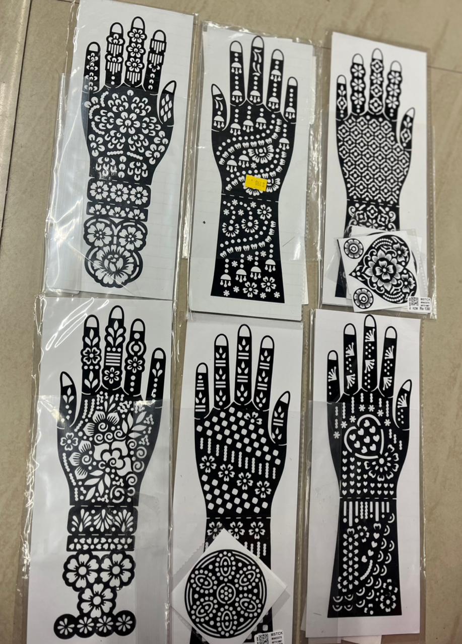 Mehandi Sticker - MSTCK 1 Pack – KnowHowArtCraft