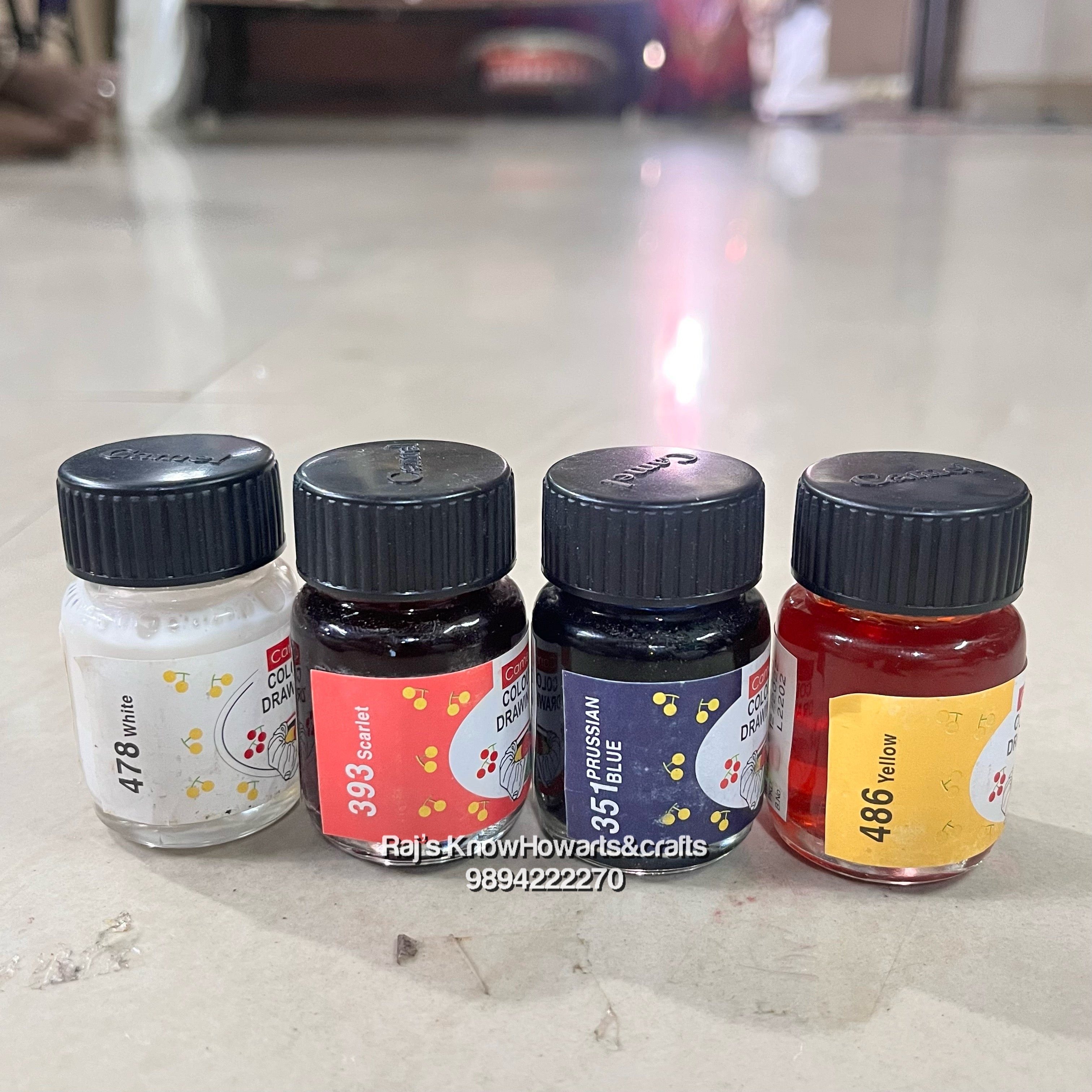 Camel Drawing Ink - 4pc set – KnowHowArtCraft
