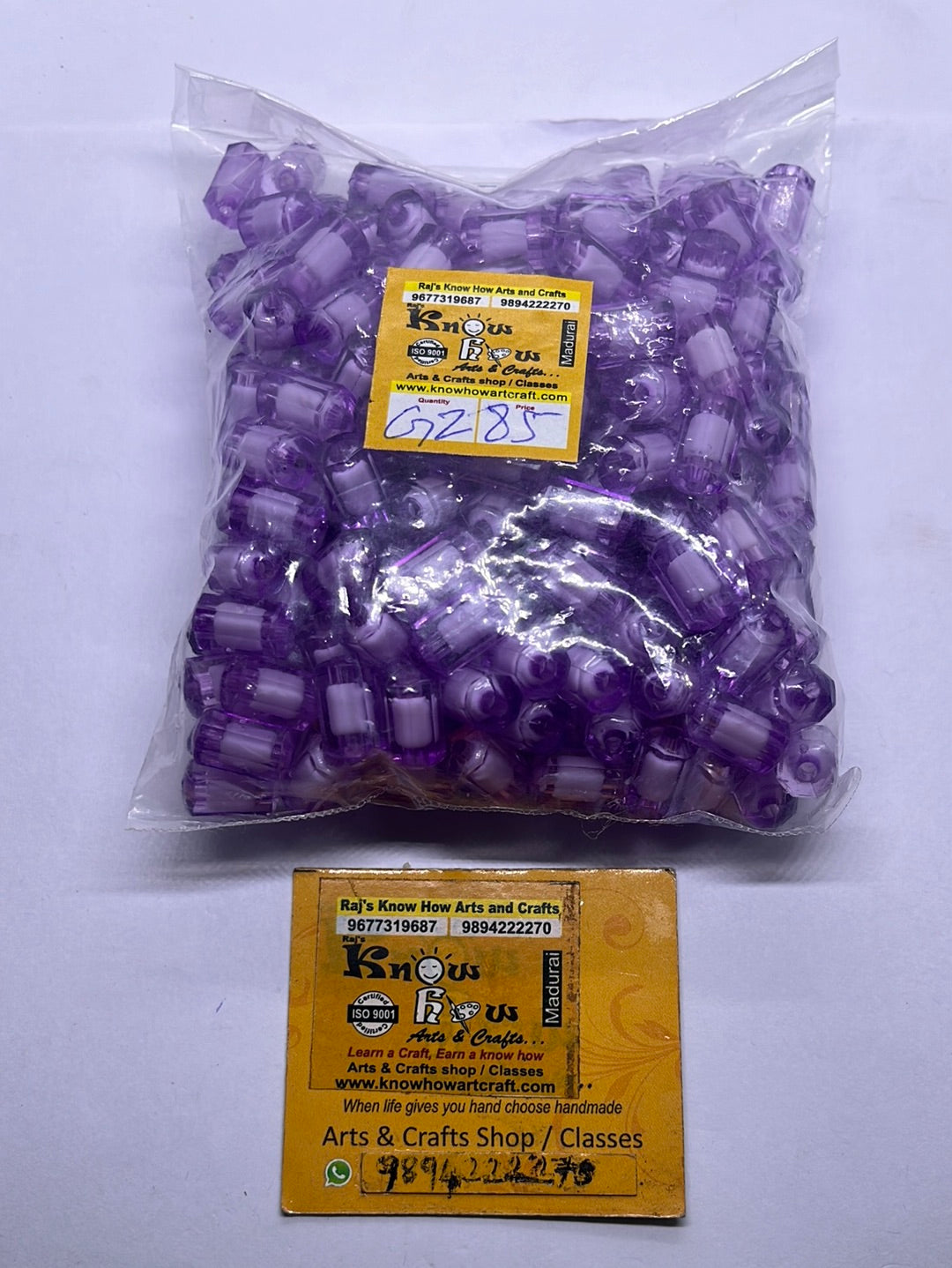 Acrylic  plastic color  small beads -100g 2