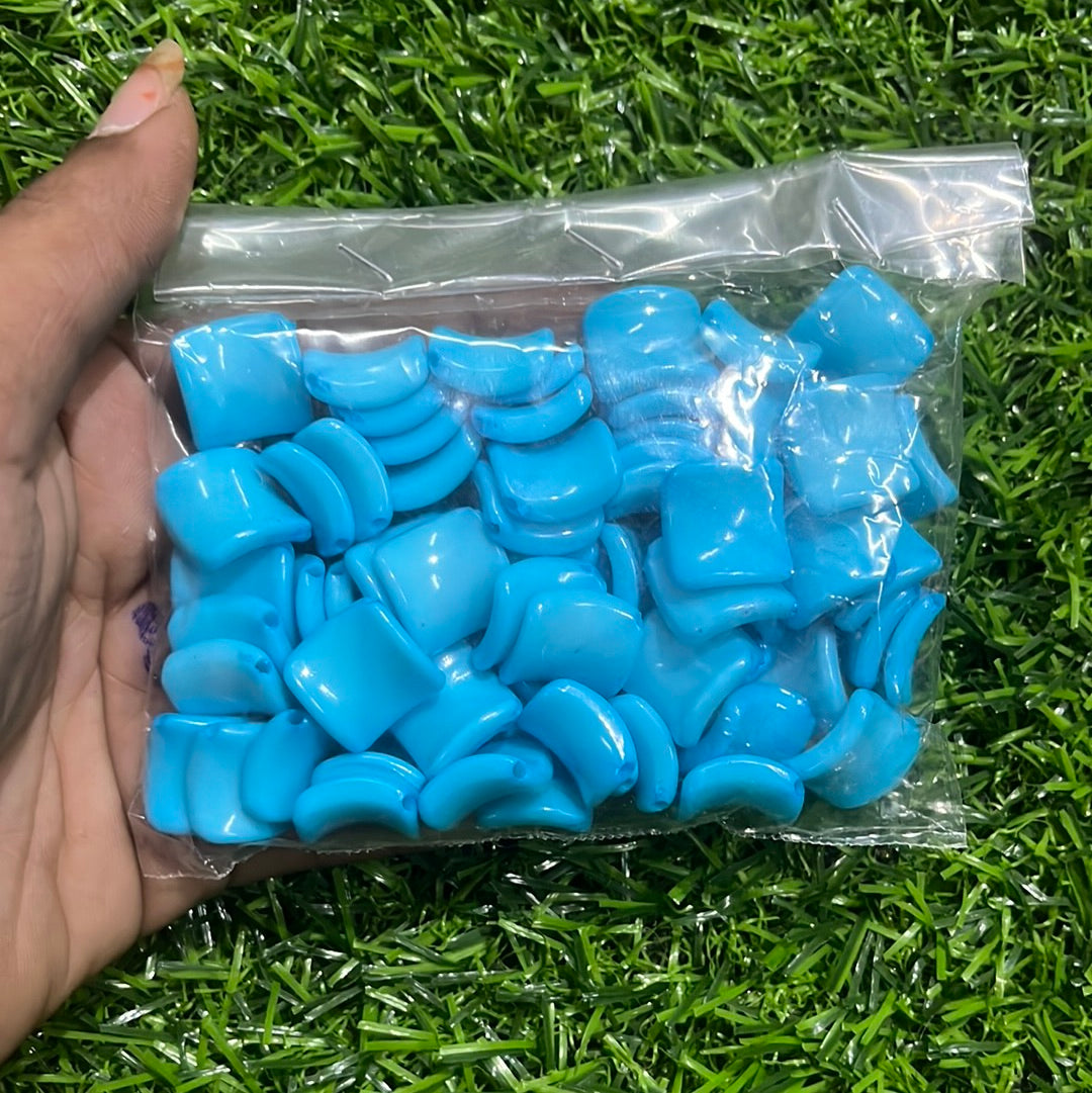 Blue Plastic Bead-50g