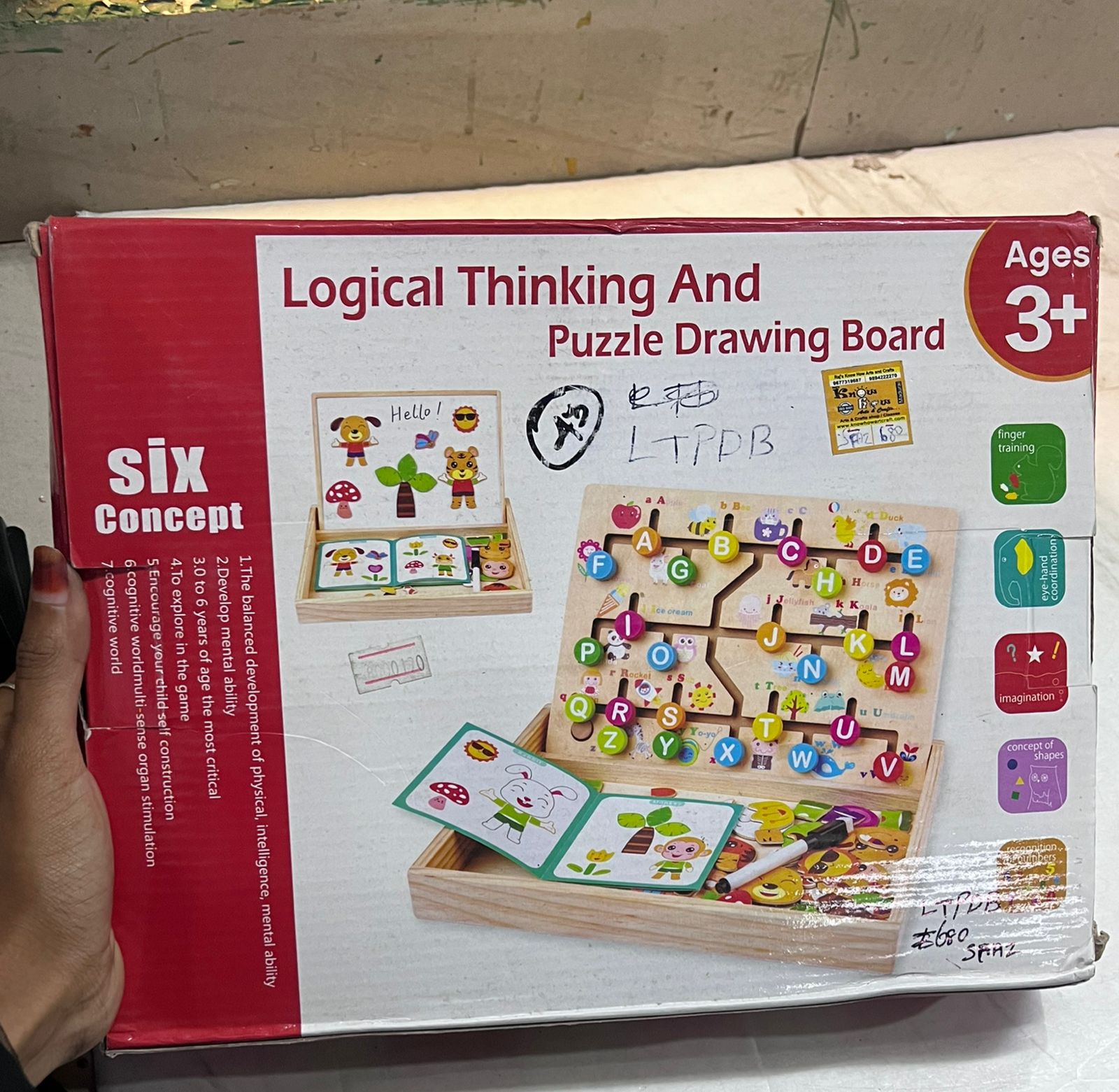 Logical Thinking and puzzle Drawing board -LTPDB SFAZ