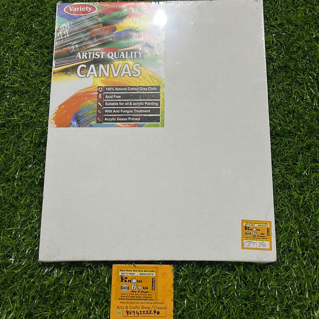 Canvas board 8x10 inch
