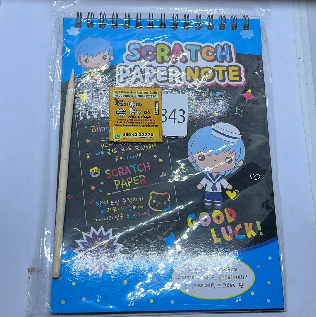 Scratch paper note A5 size β KnowHowArtCraft