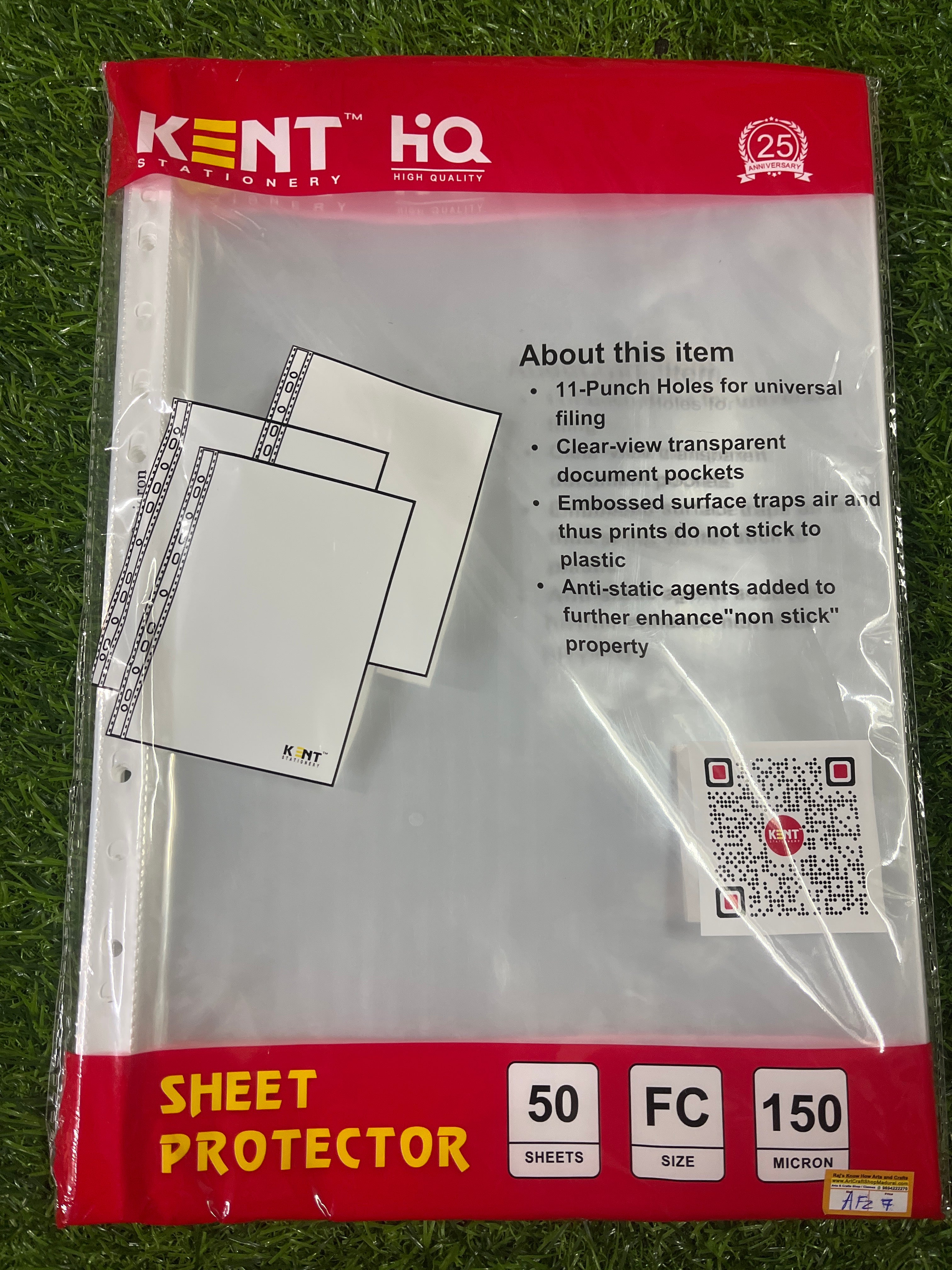 Fc size sheet protector 5 sheet pack