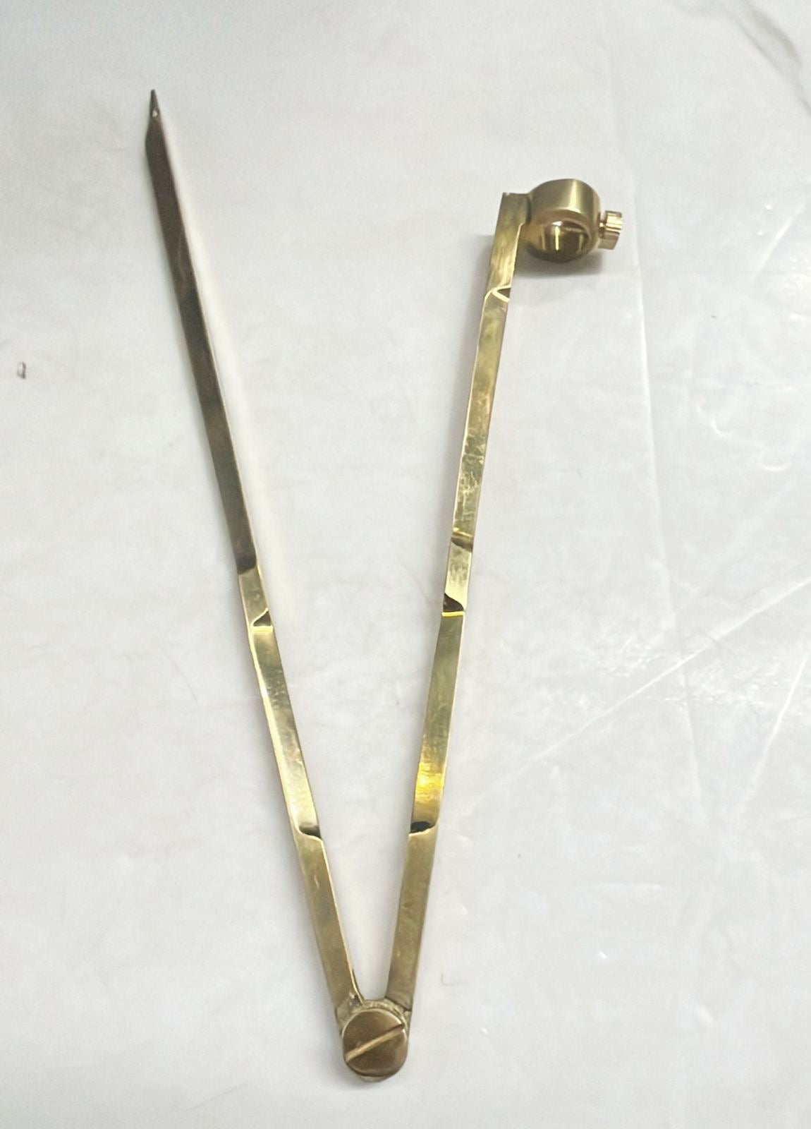Apex metal compass brass 8inch-1pack