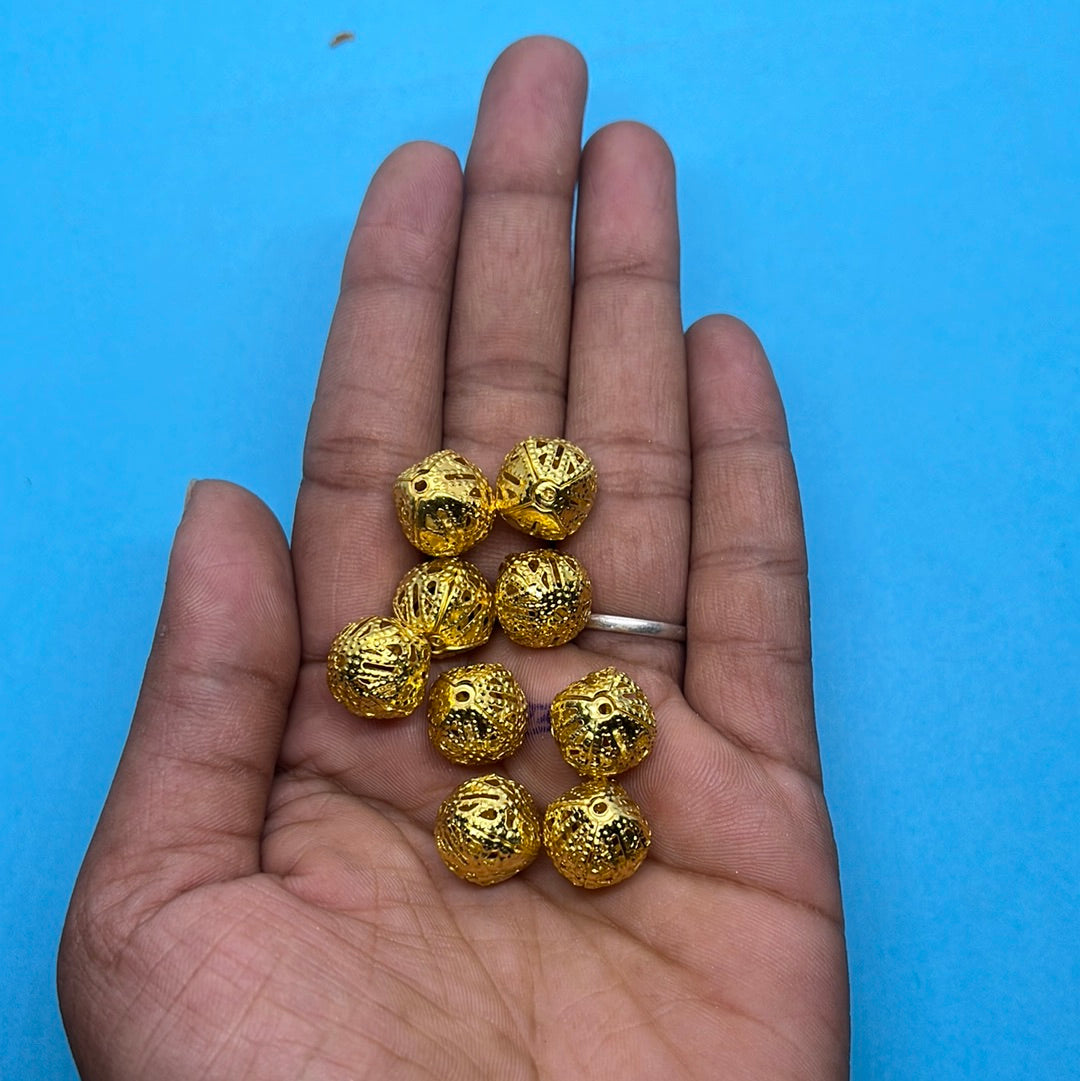 Acrylic brass metal beads more than 25pc