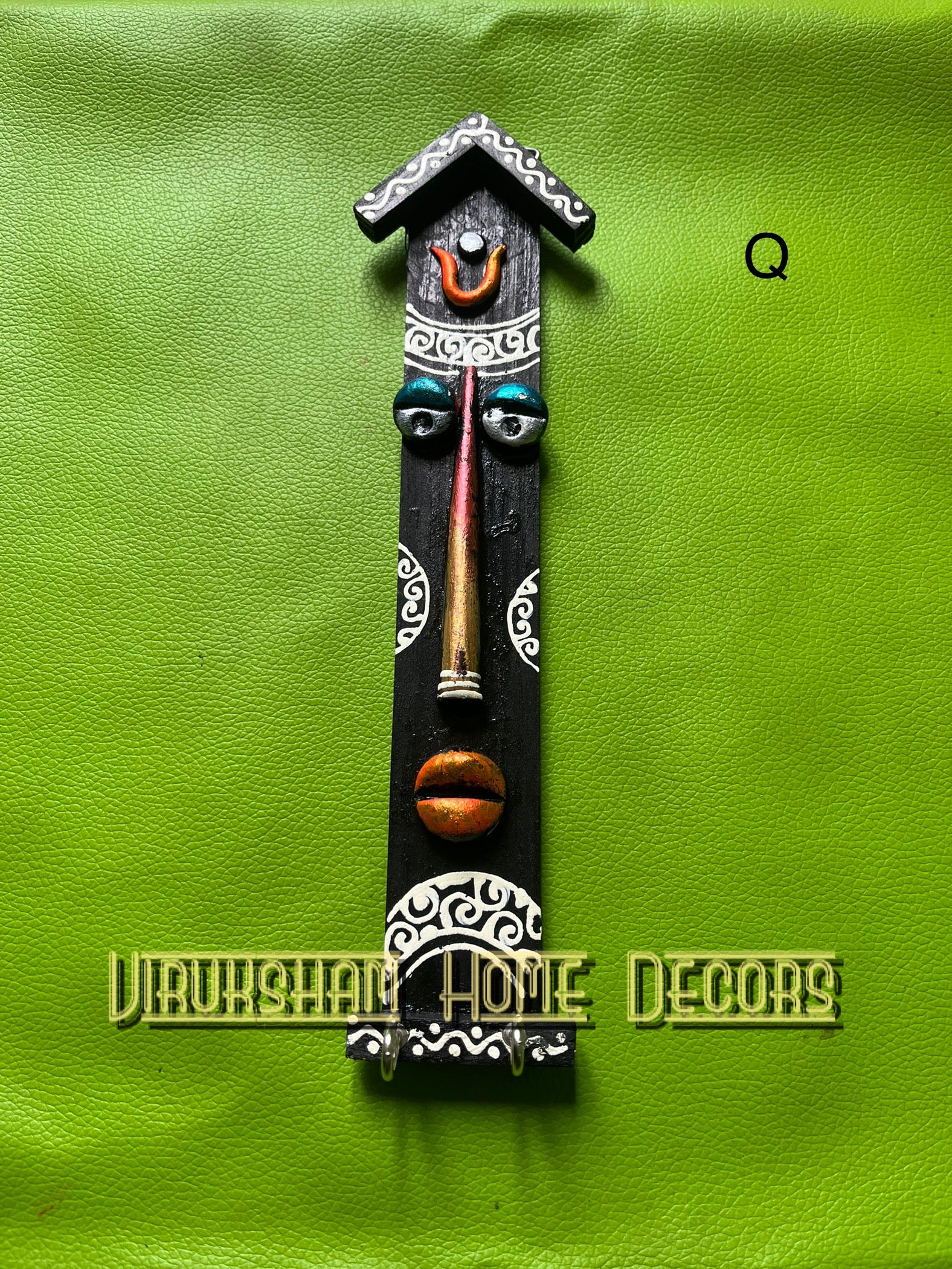 Tribal Keyring Holder Art WSKH 506 approximately 2*8 inches - Q