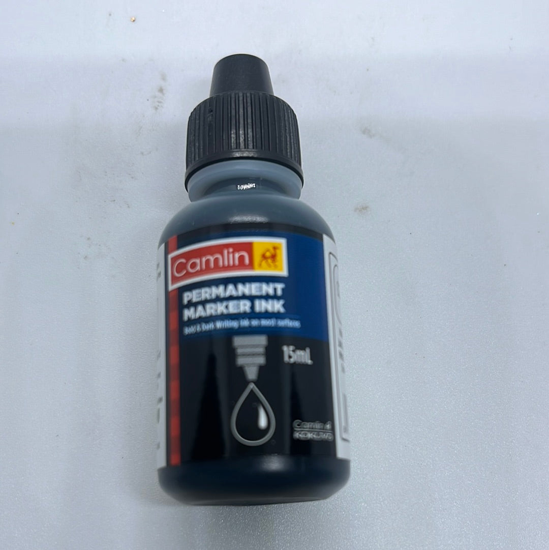 Permanent marker ink  black 15 ml