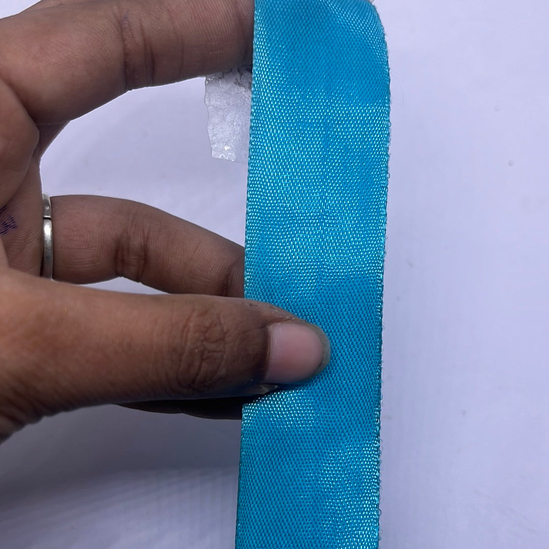 Sky Blue Half inch organza ribbon