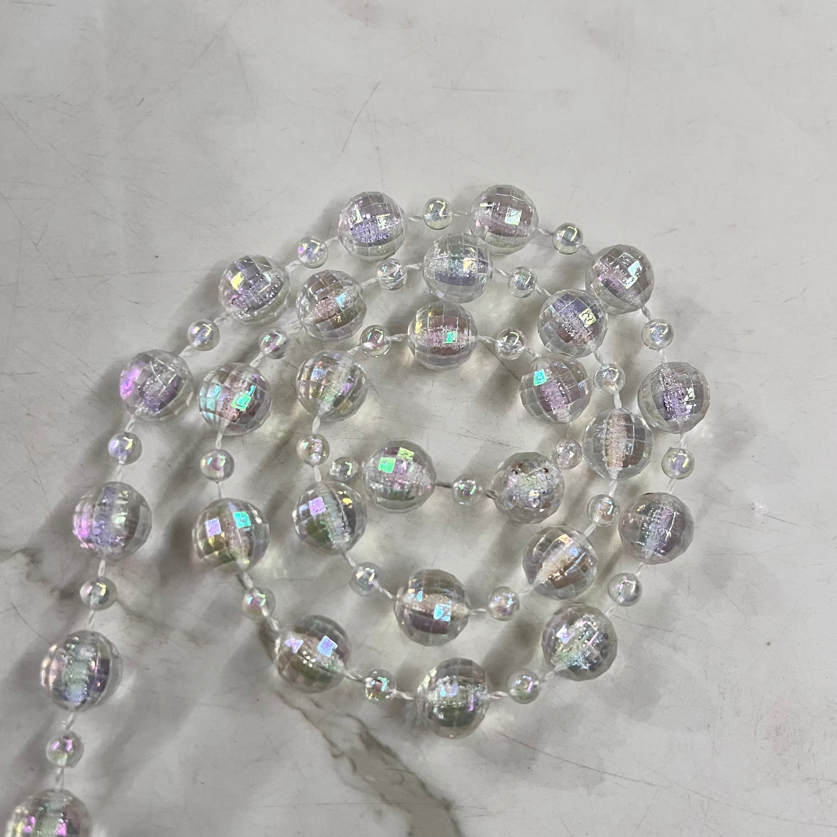 Crystal hanging beads 1meter 1pack