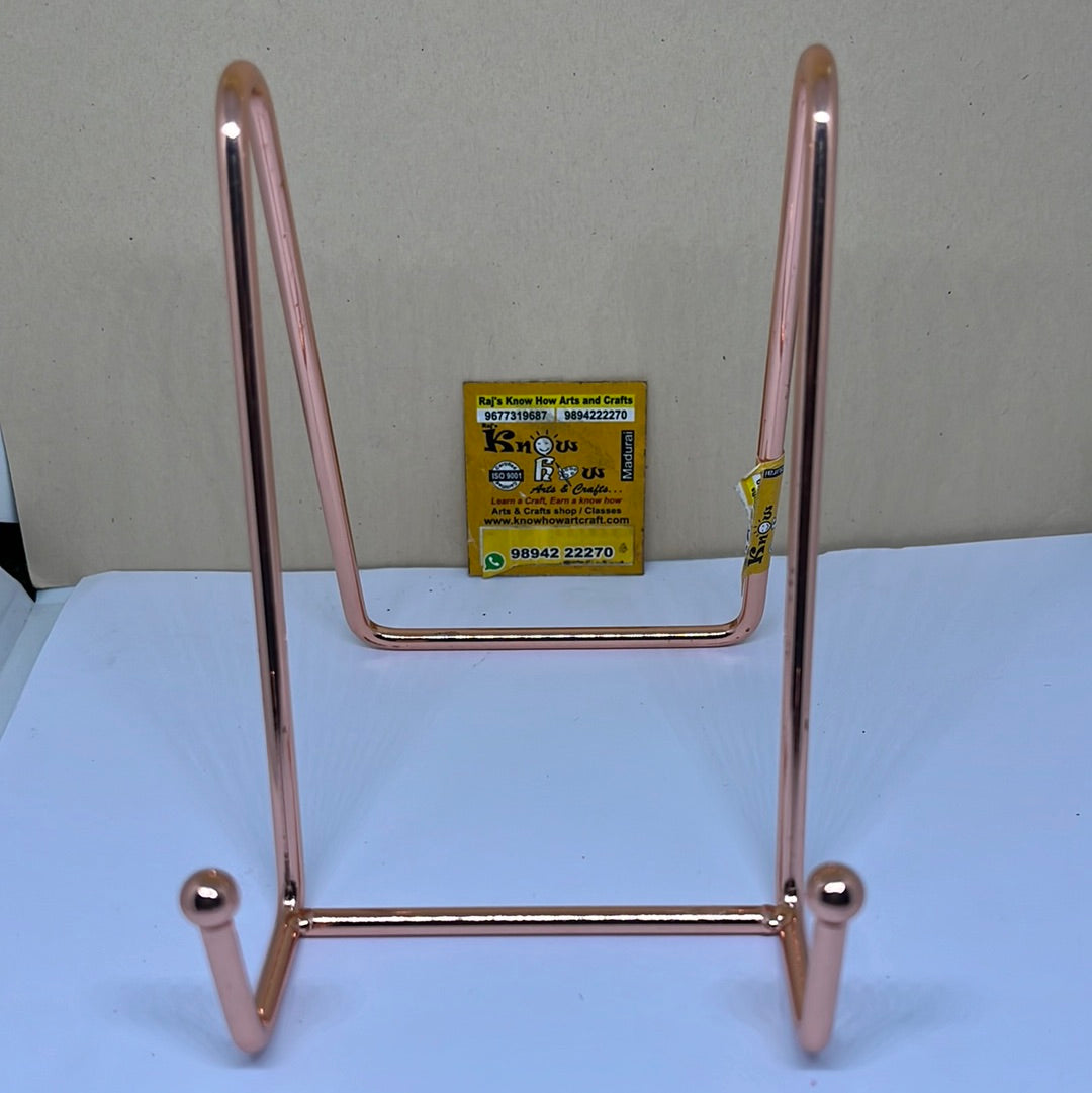 Acrylic copper easel stand  10 inches