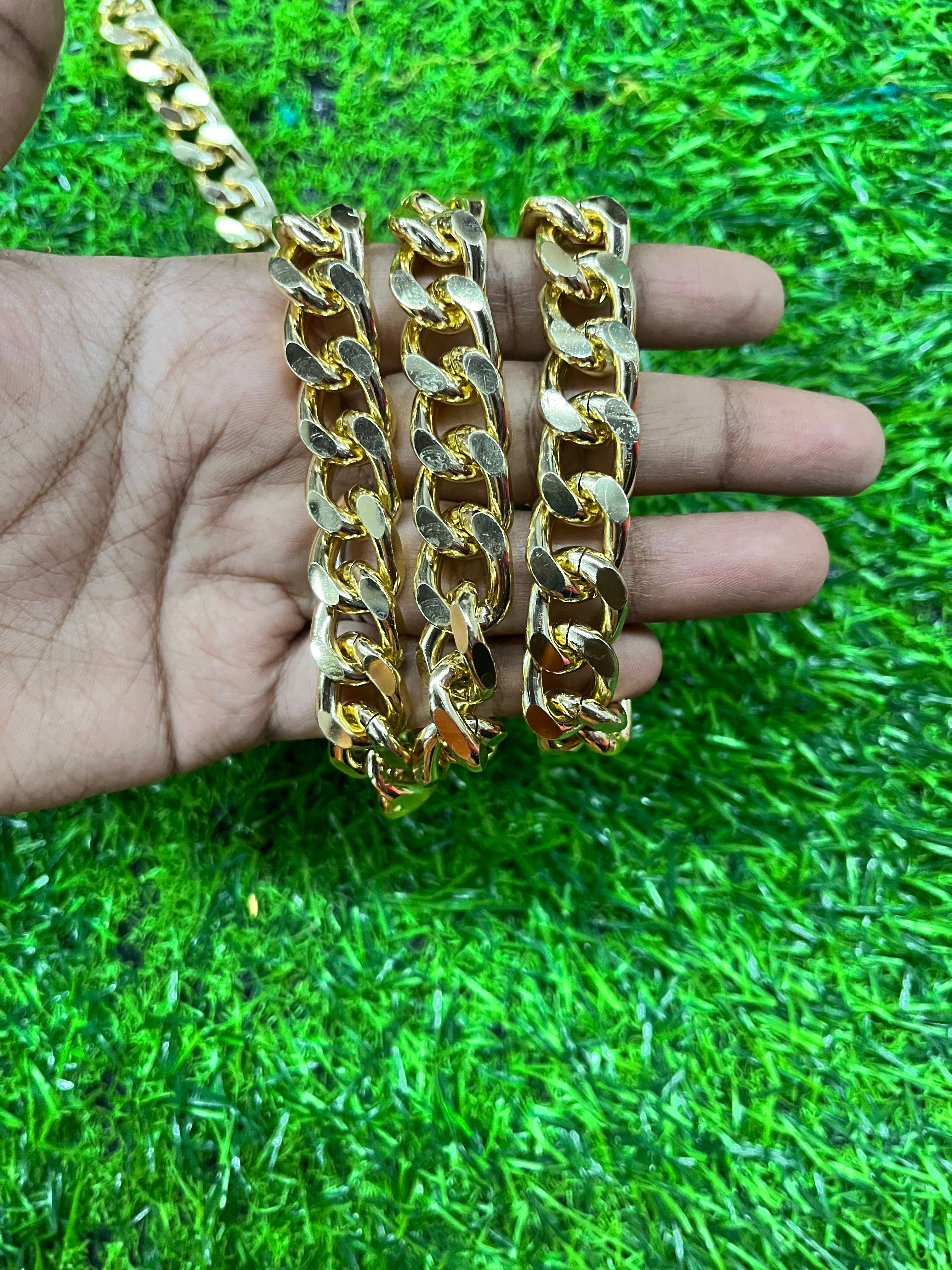 Men’s gold chain- 1 meter