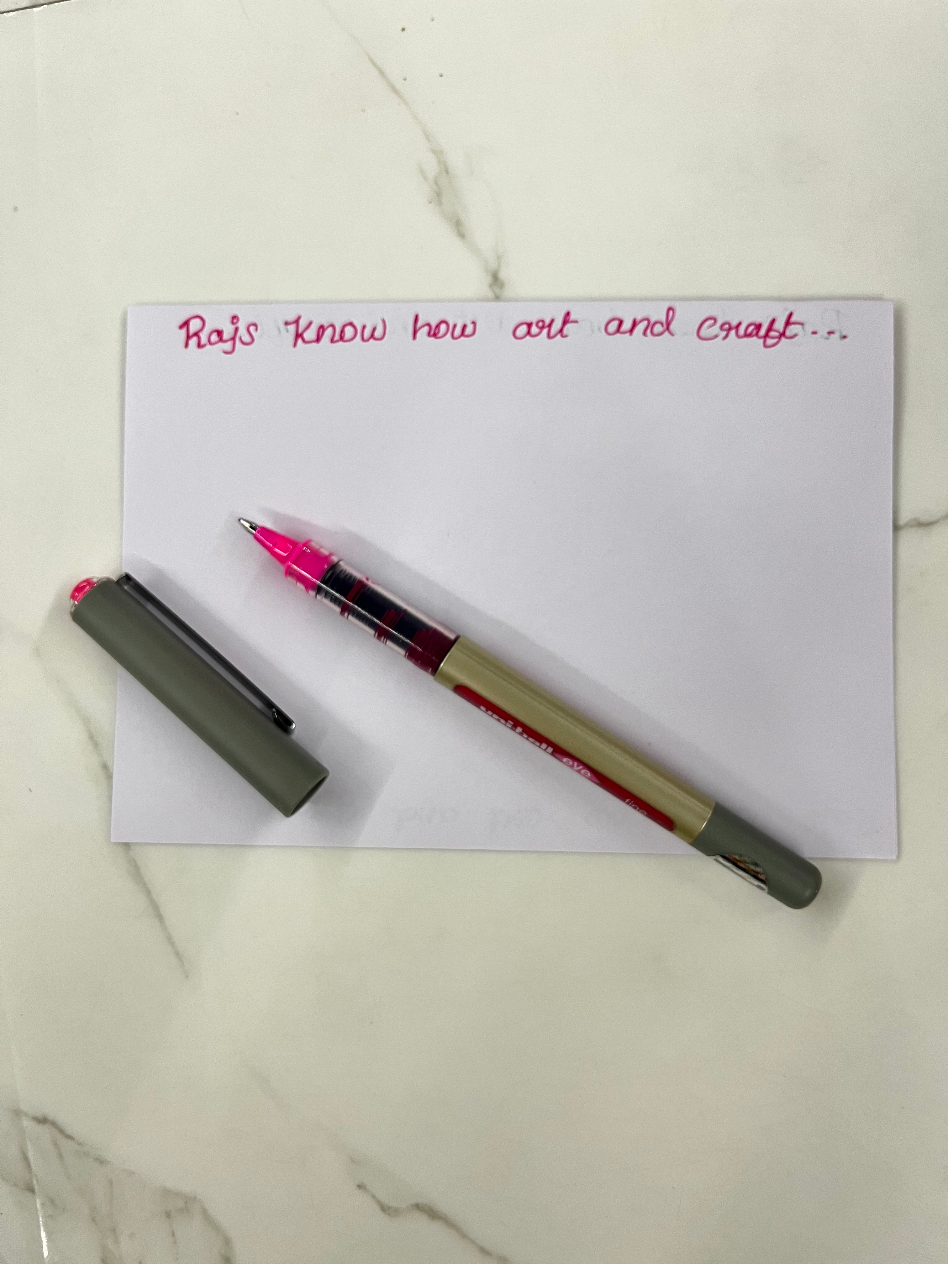 Uni-ball pen-choose any 1 from 4 vibrant colours