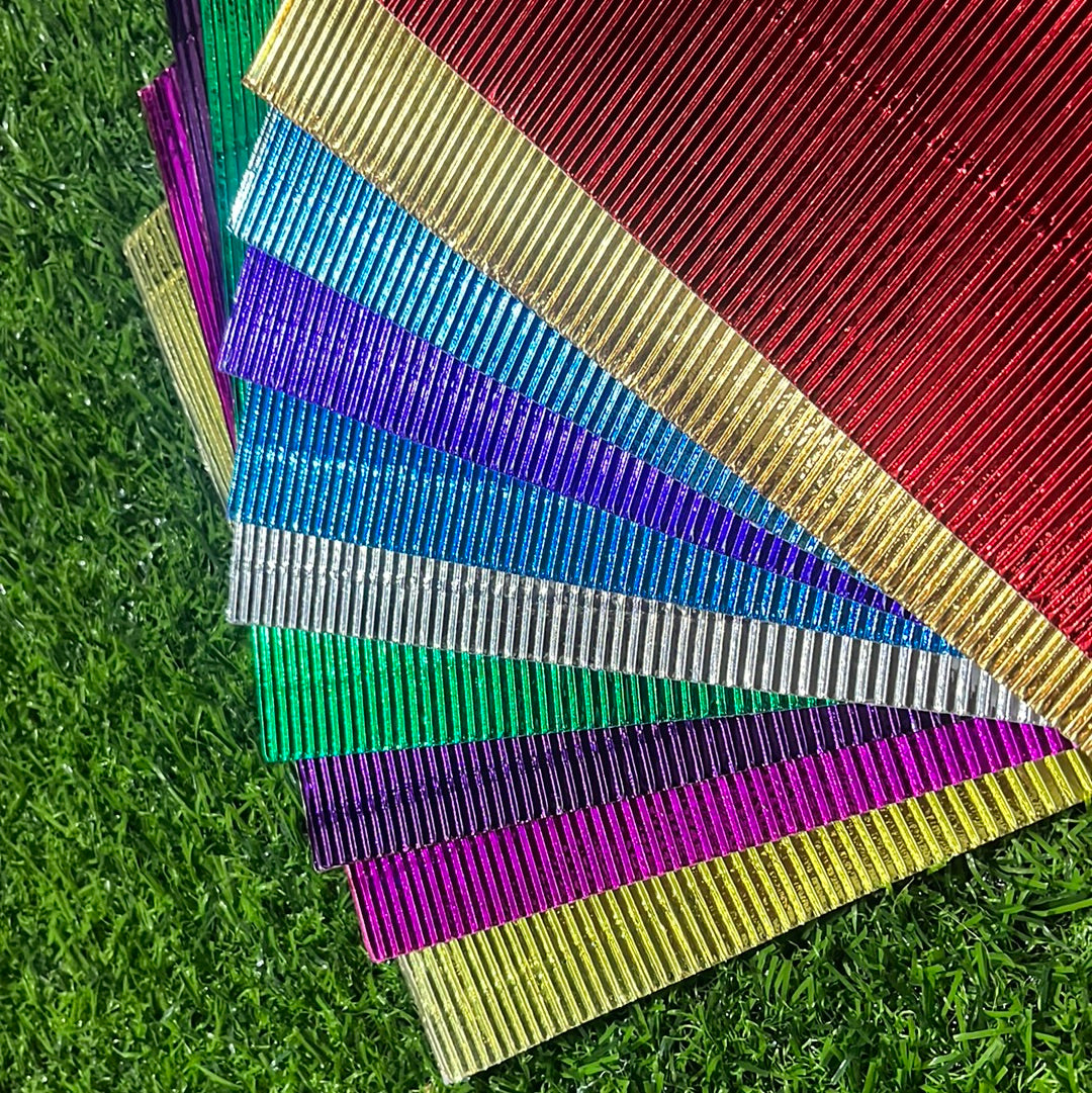 corrugated shining color paper A4 sheet paper – KnowHowArtCraft