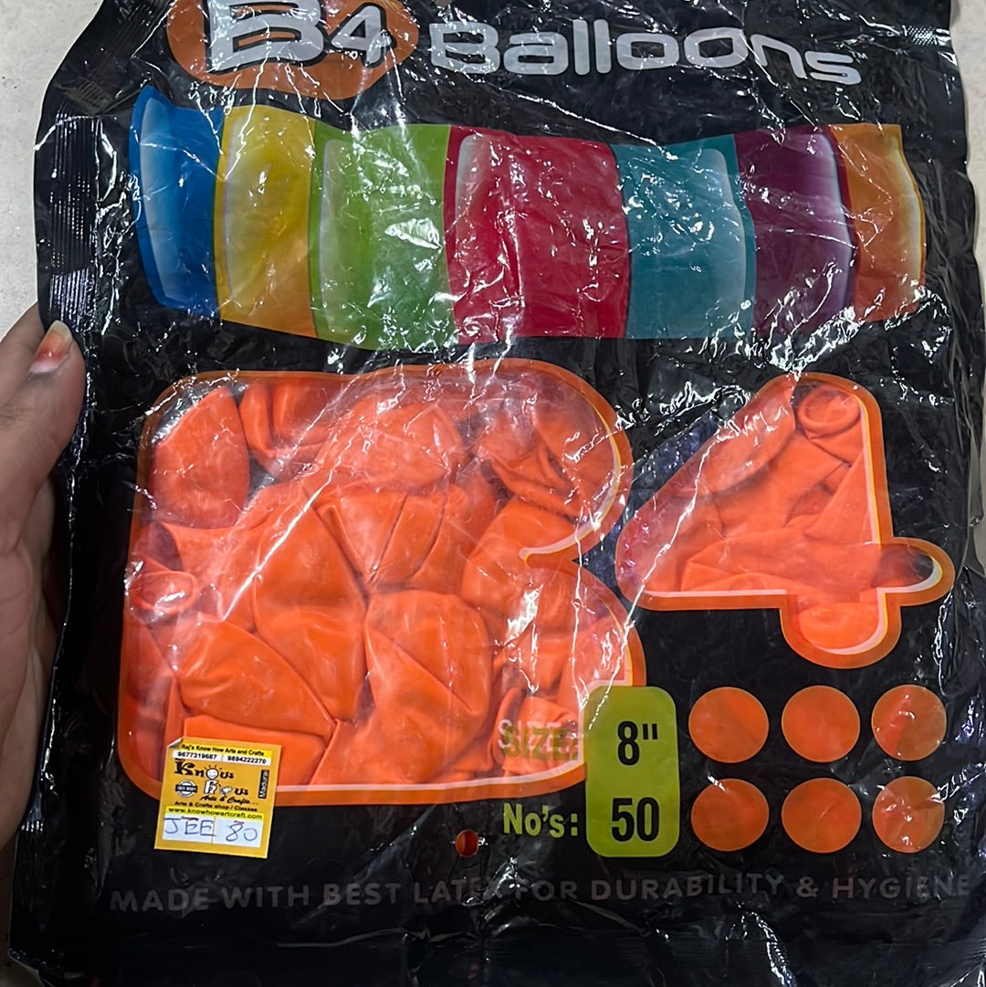 B4 balloons 1 packet