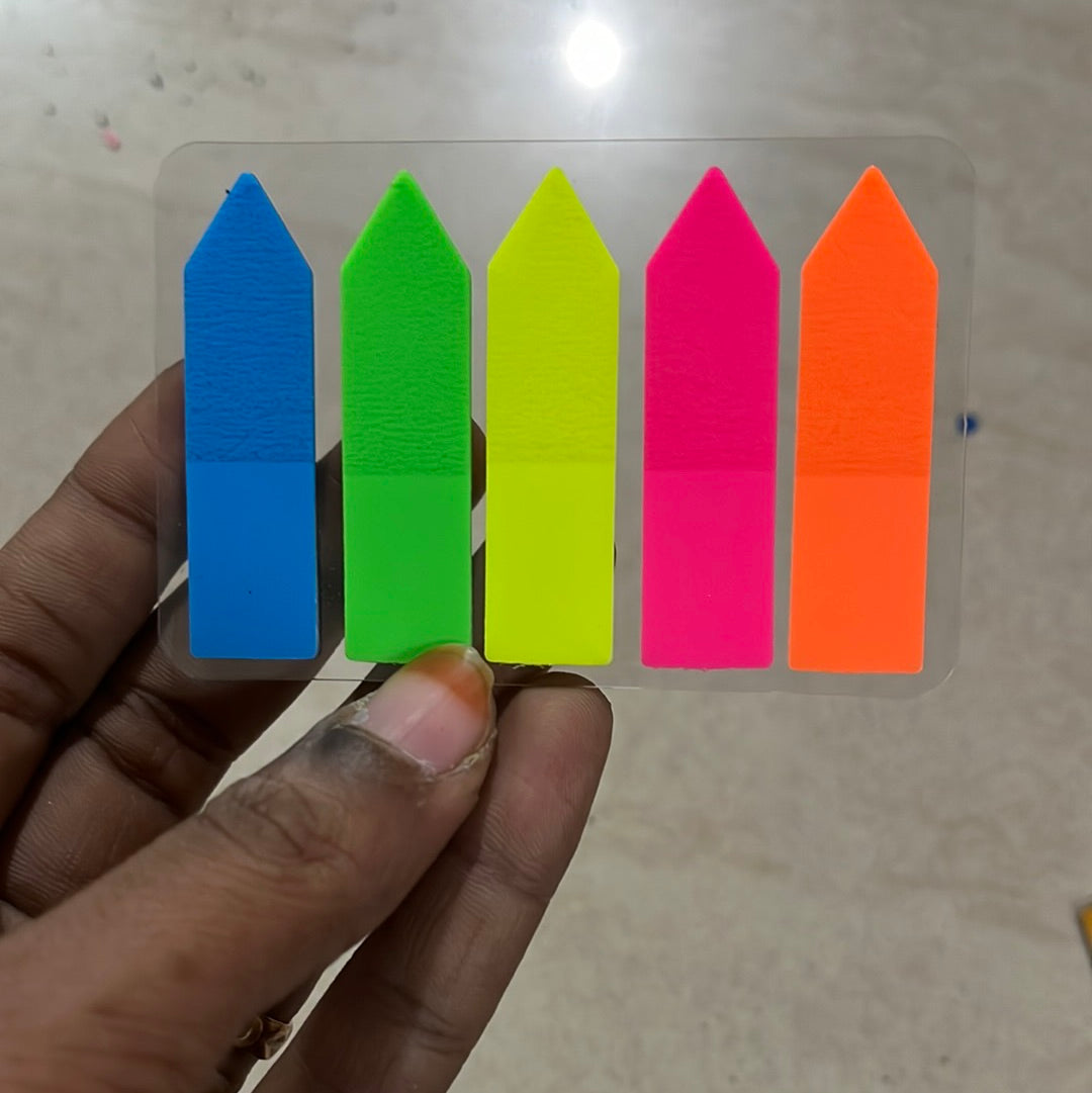 Neon stick notes 5 colours