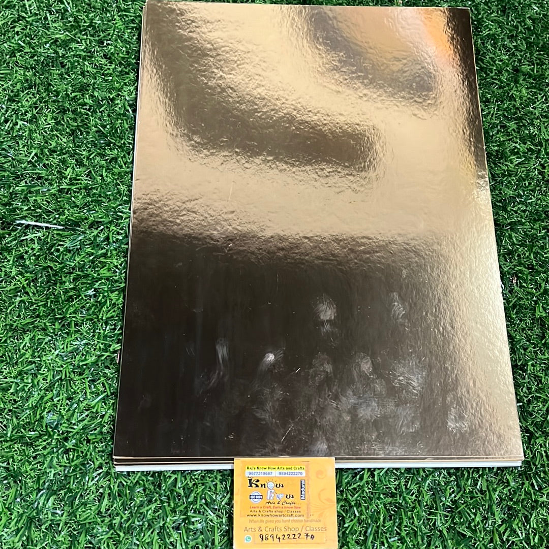 Mirror board  gold foam paper A4 sheet paper