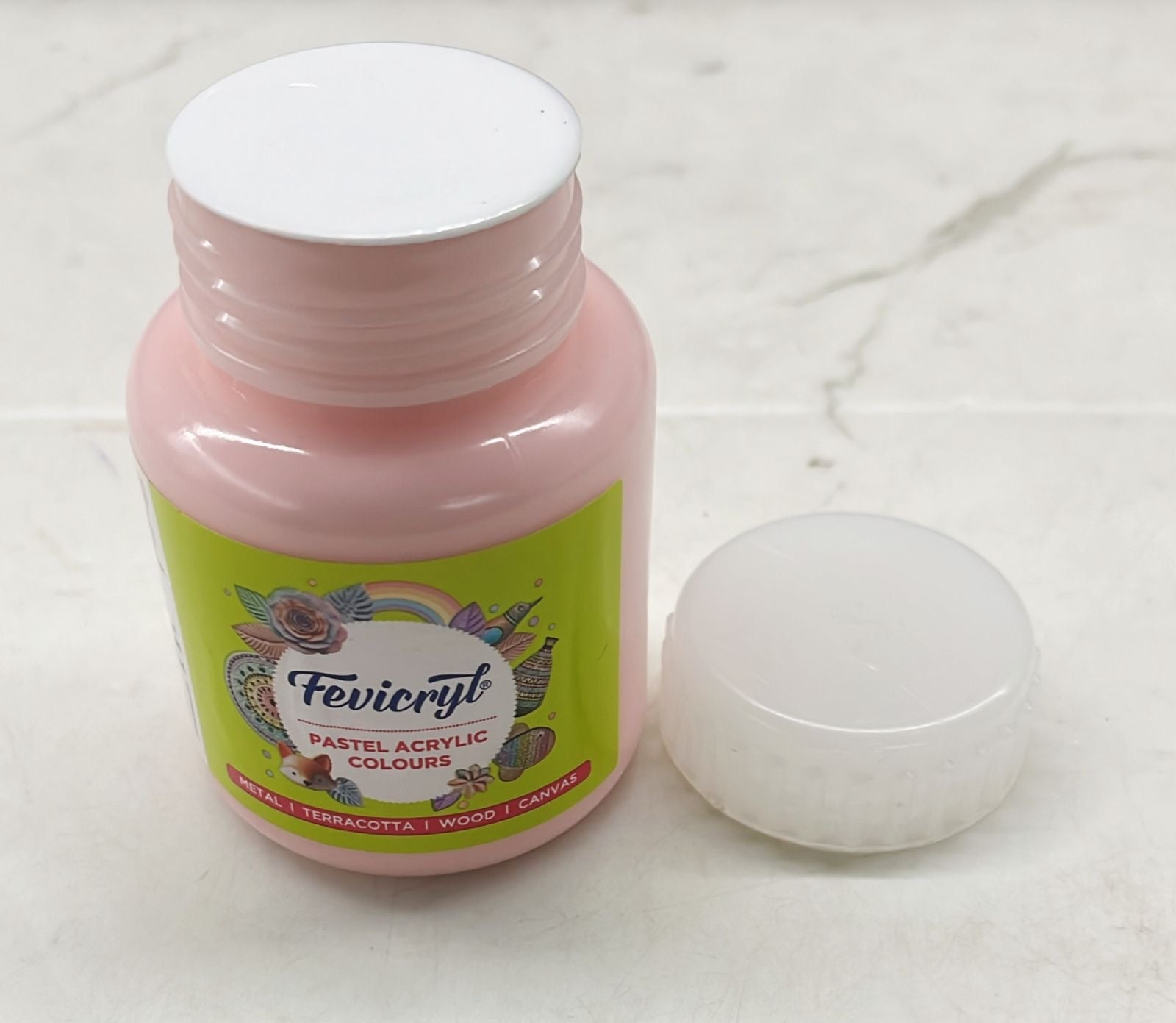 Fevicryl pastel acrylic colours soft peach452 100ml -1pack