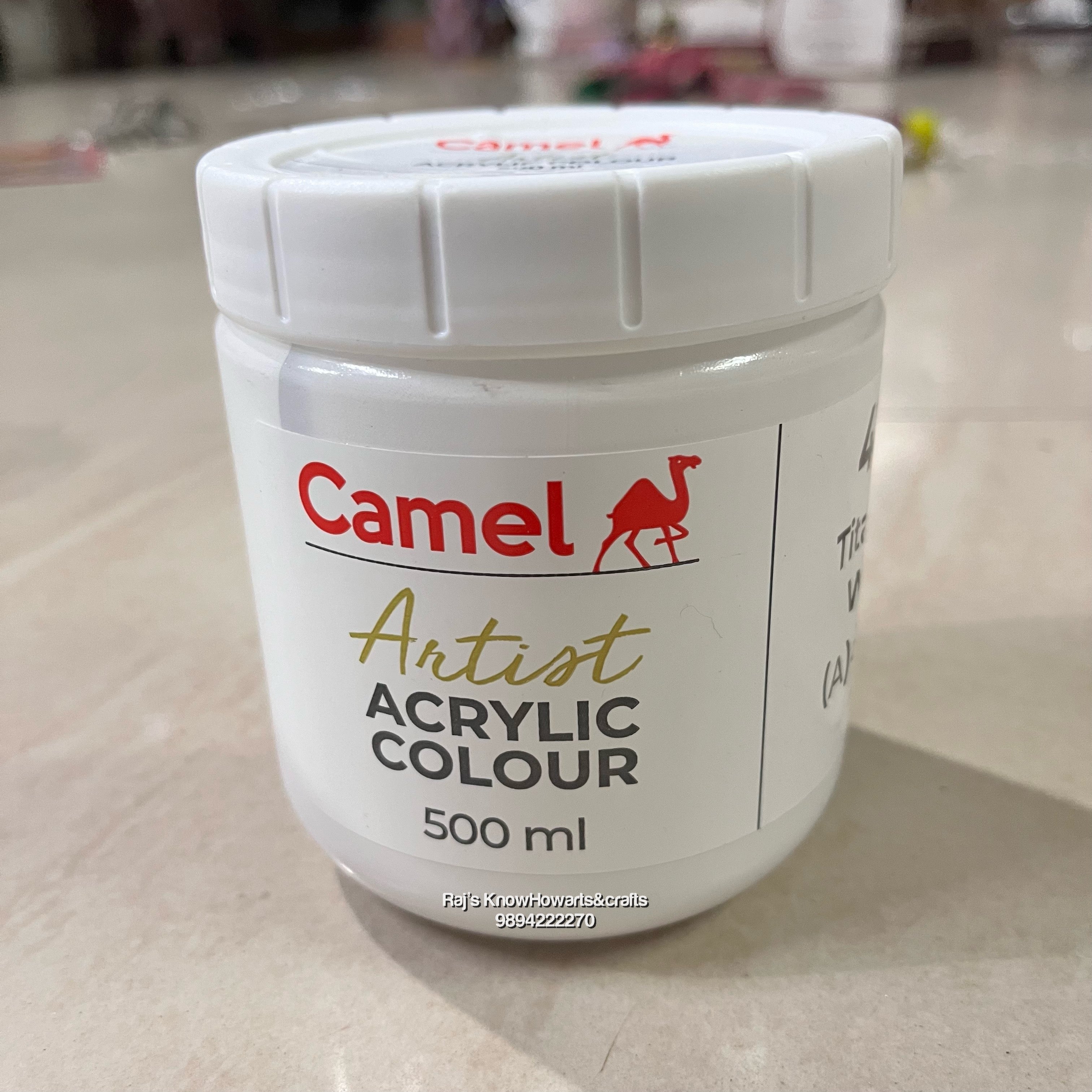 Camel Artist Acrylic Color 500 ml - white