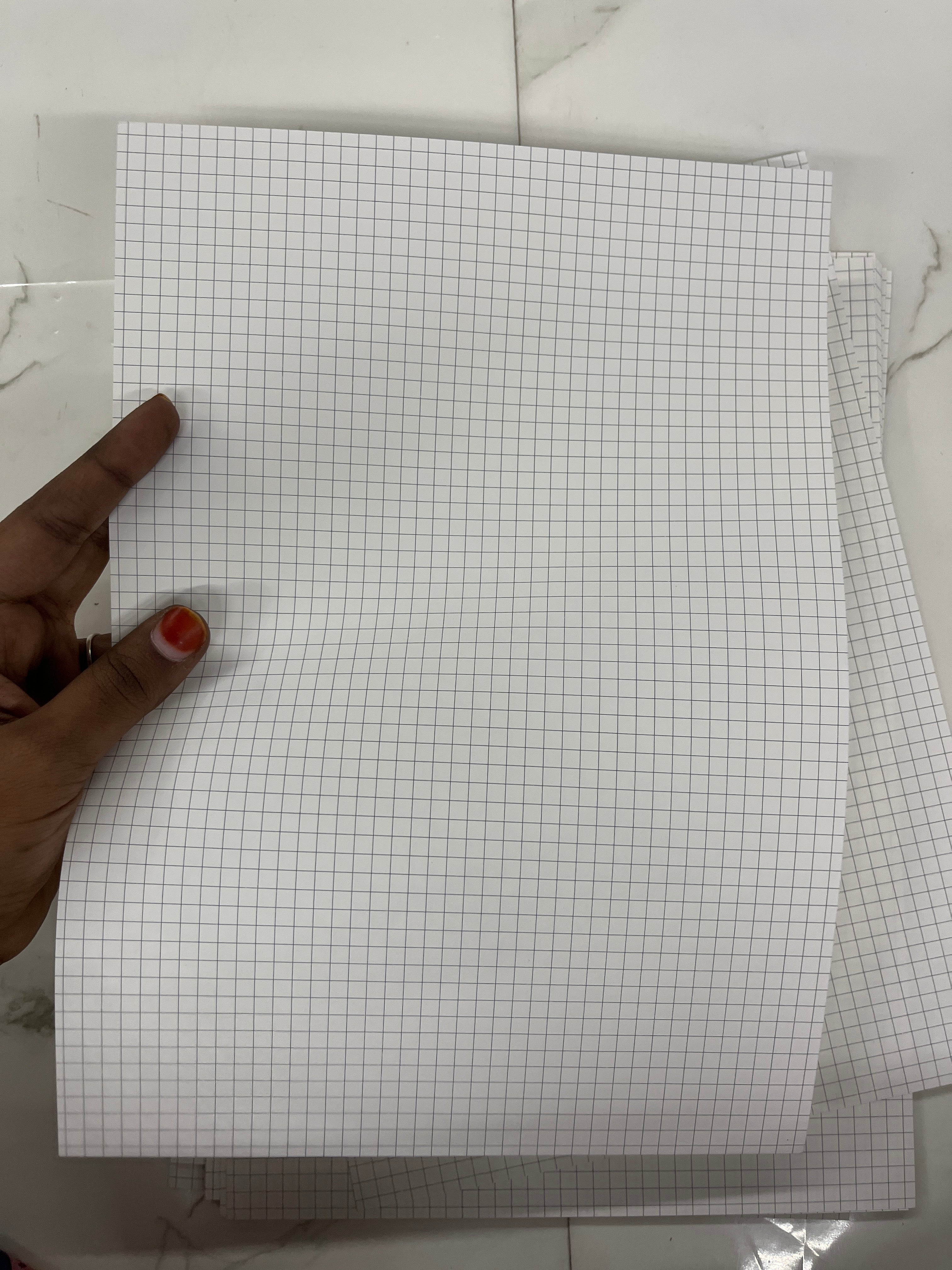 Scholar A4 SQUARE grid loose pack-25 sheets 100gsm