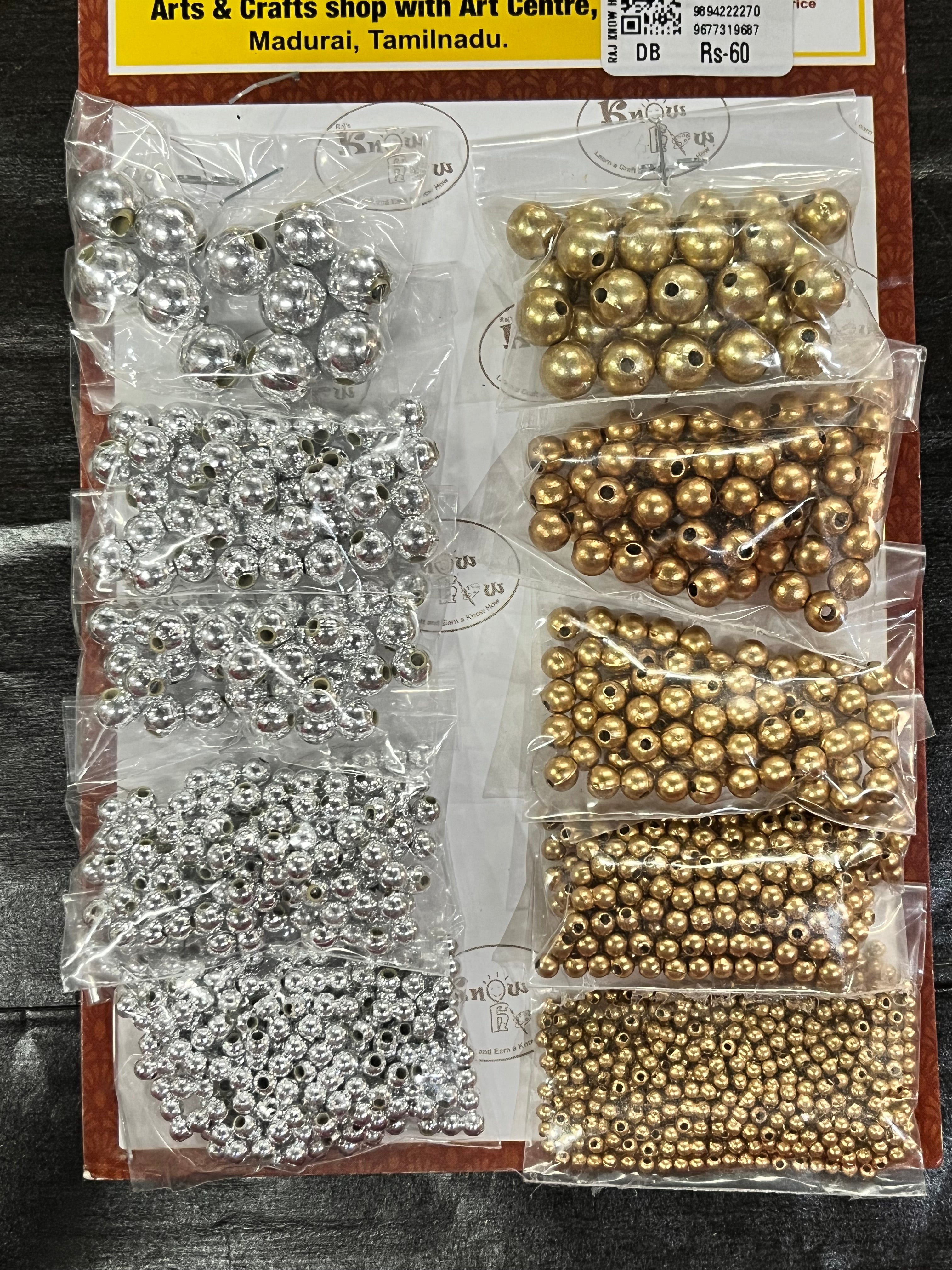 ANTIQUE GOLD/SILVER BEAD KIT - KIT3