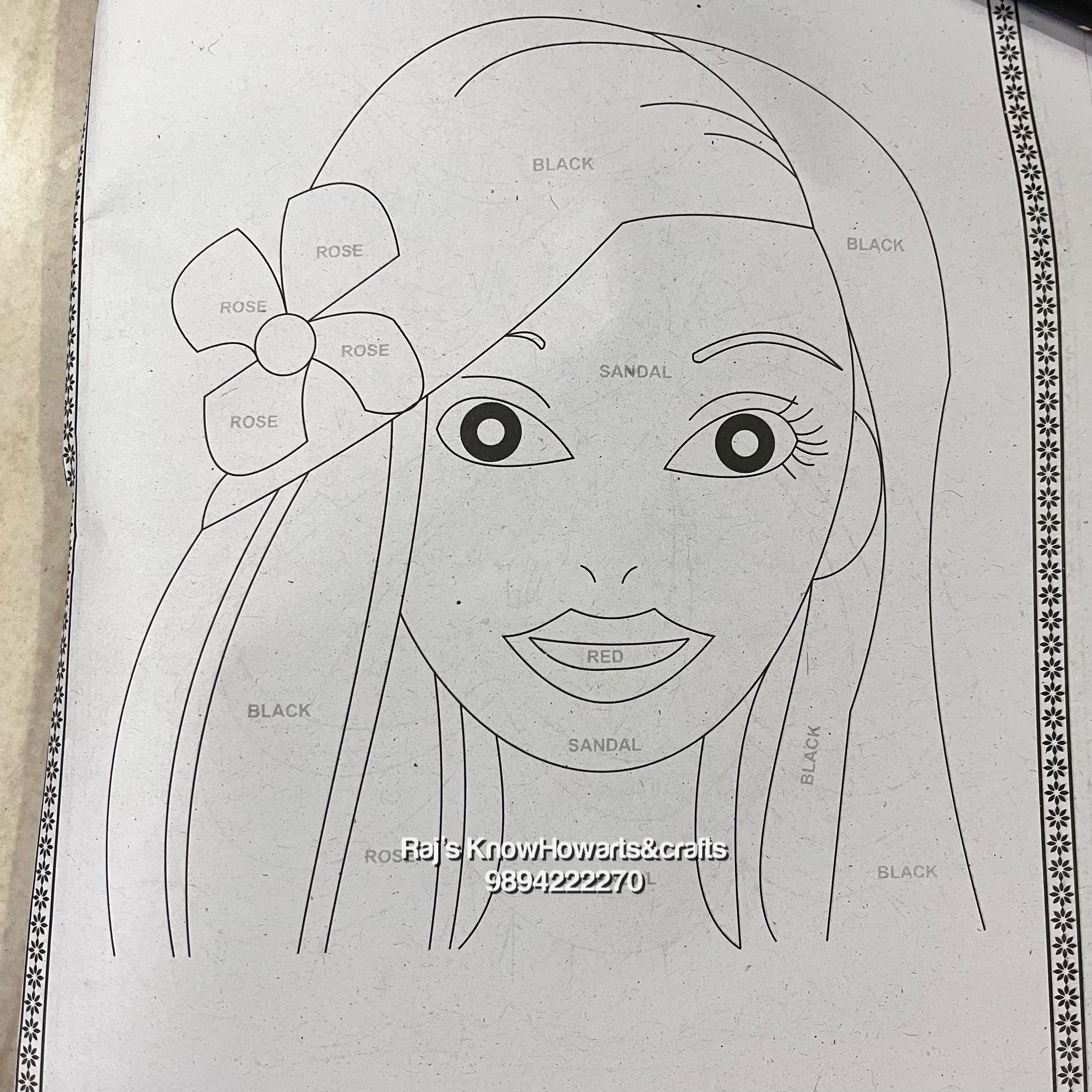 Barbie colouring book