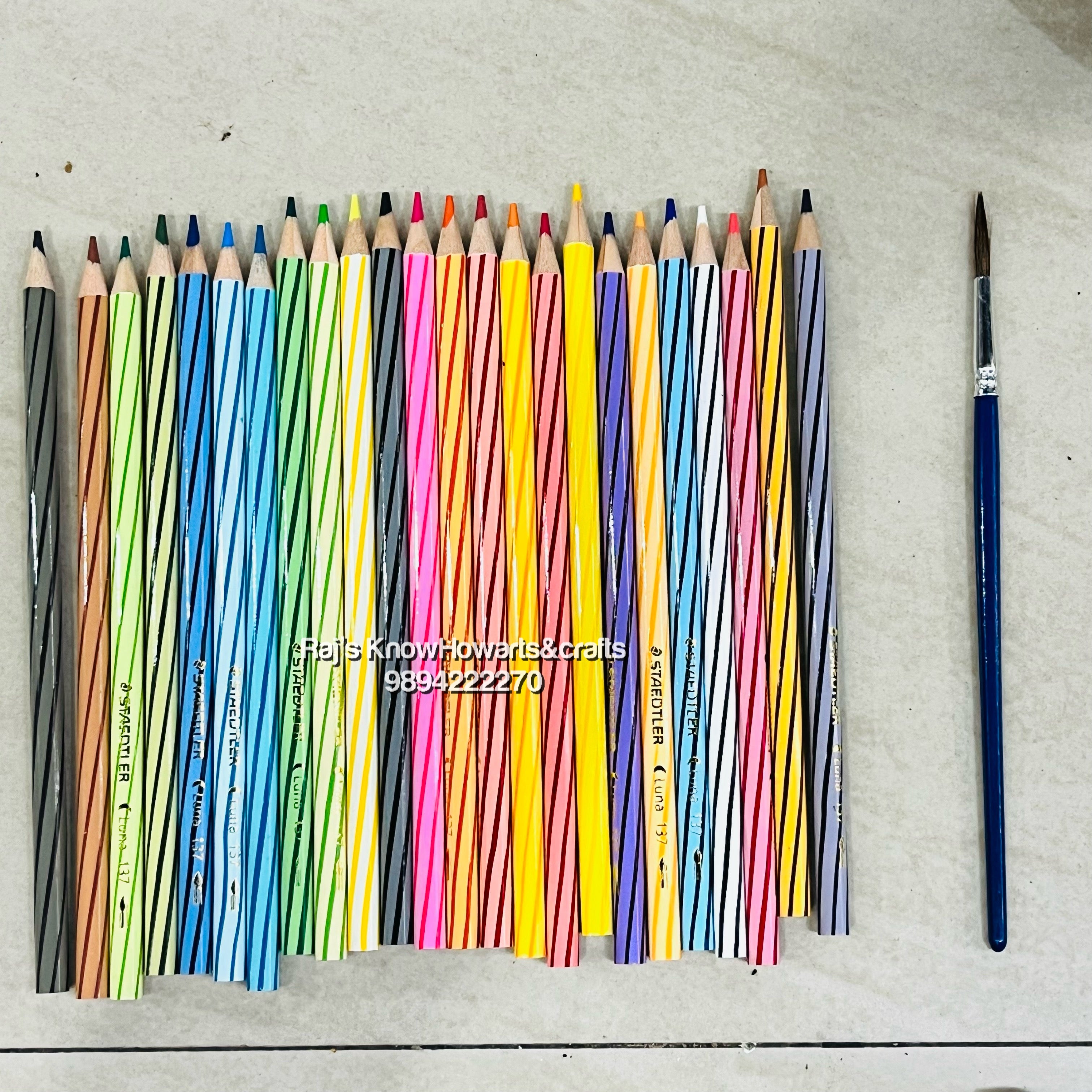 staedtler 24 Luna Watercolour pencils +
staedtler this pack with Luna Colour pencil