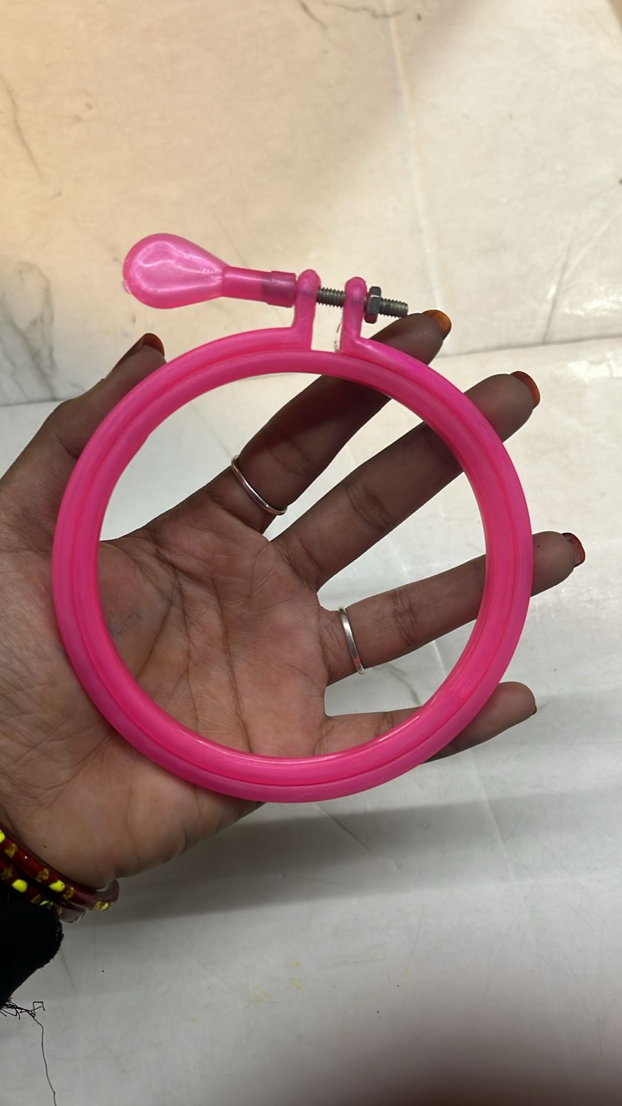 METRO PLASTIC EMBROIDERY FRAME 4 INCH SET OF 2-PEMB4