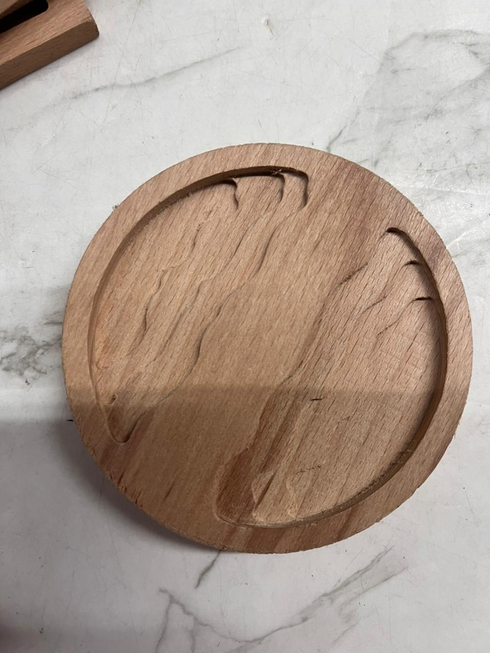 3d Wooden tea coaster-3DWTC (Assorted 2 piece )