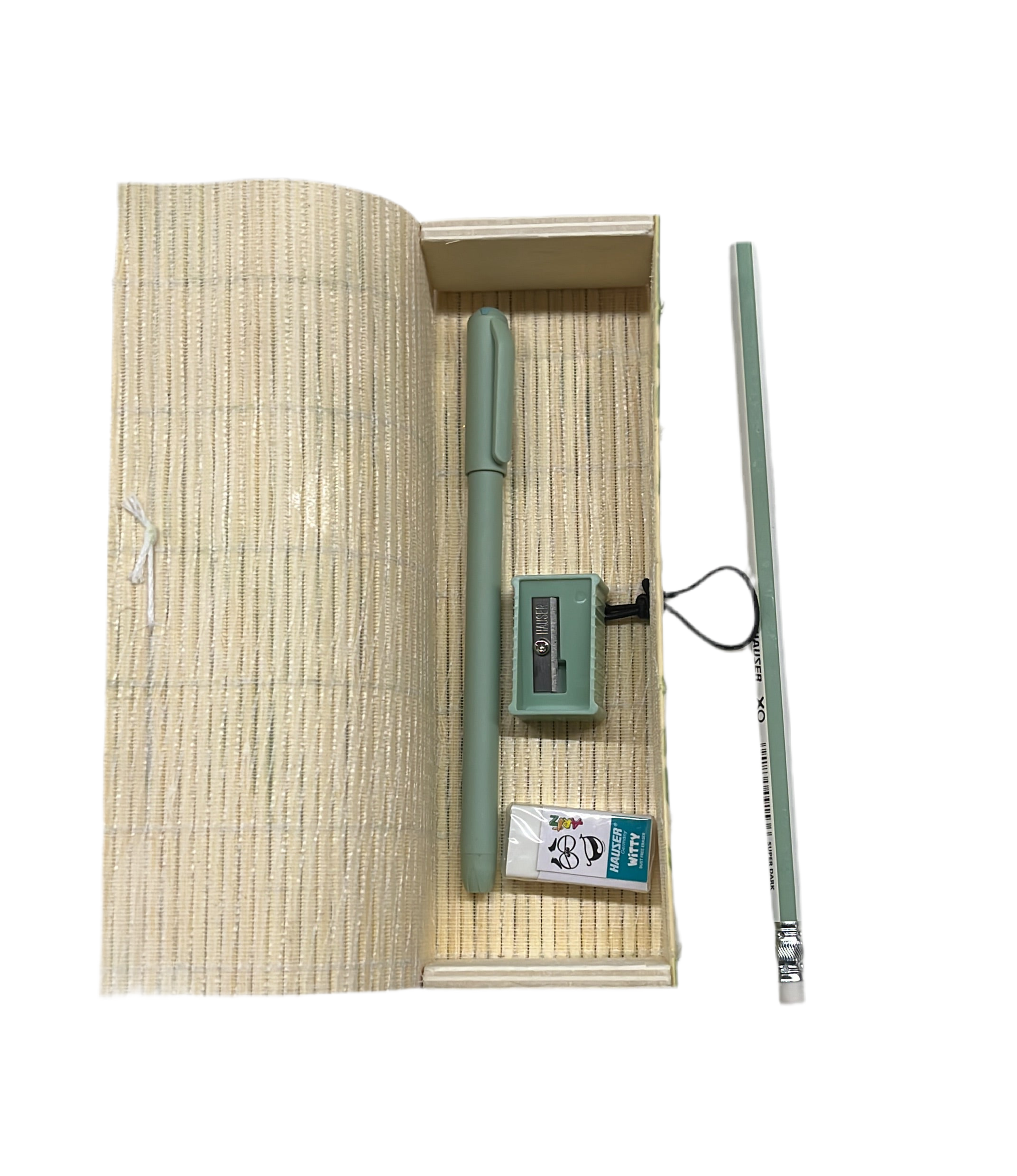 Natural Bamboo jewellery box rectangle multipurpose use -1pack