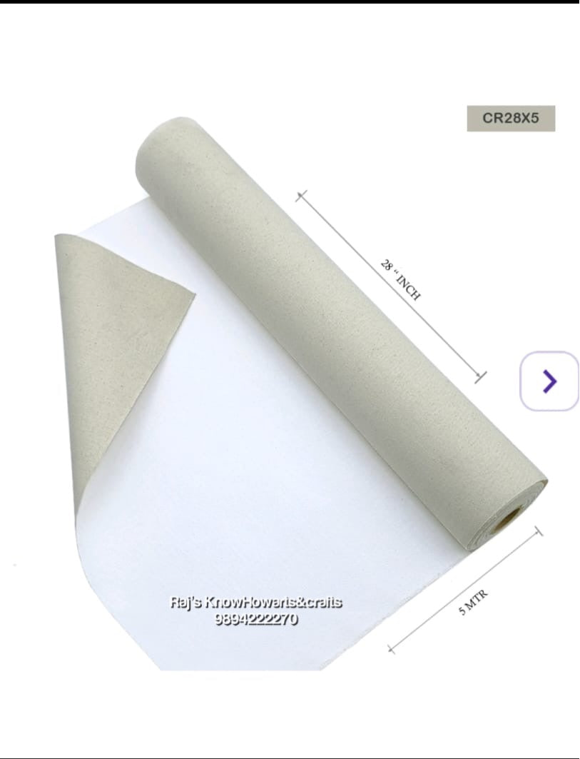 12 inch Canvas roll - 5 meter