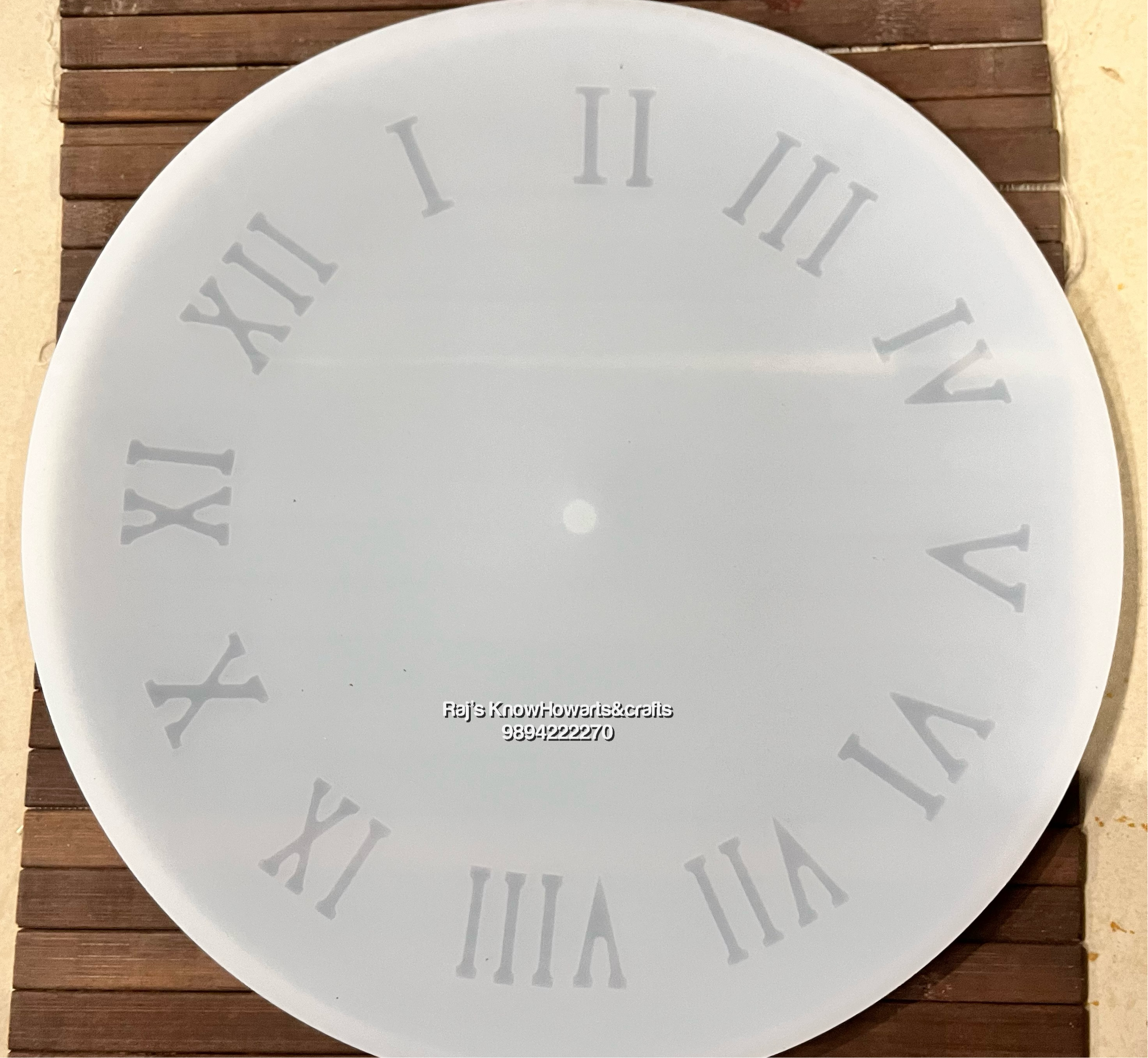 12 inch  clock resin mold