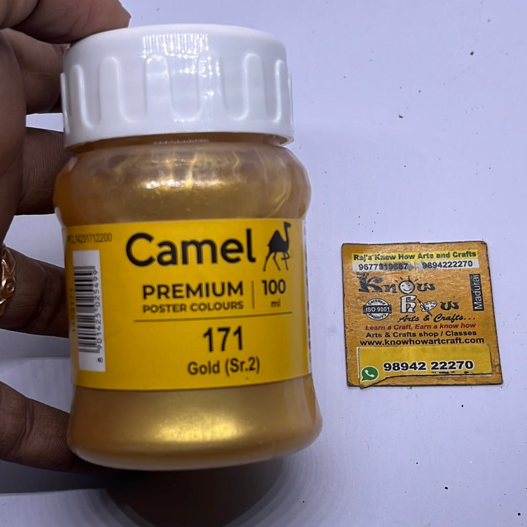 Camel premium poster colours gold  100 ml