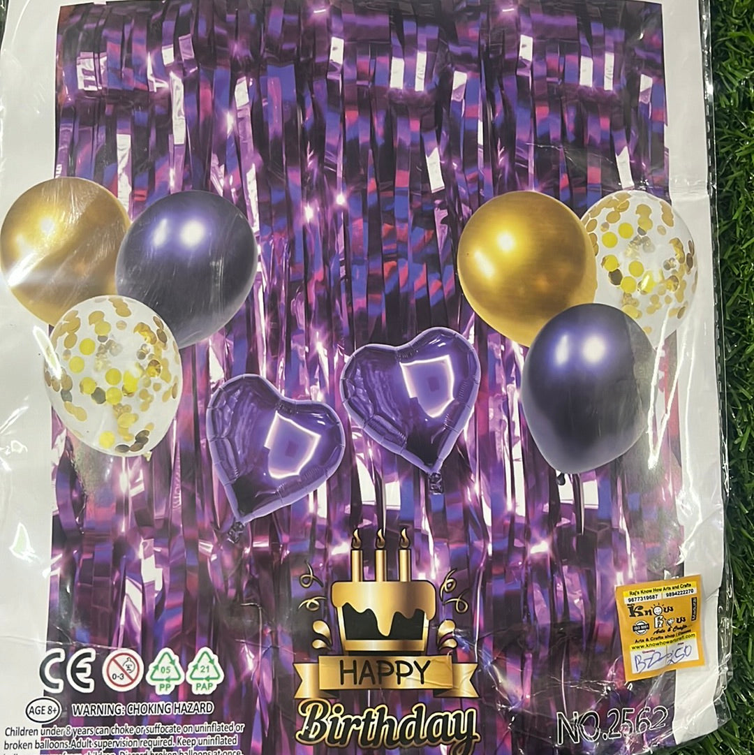 Happy birthday design  balloon 1packet