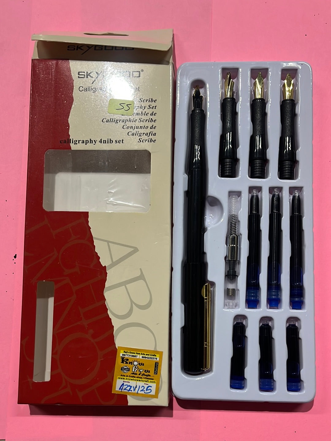 Calligraphy 4nib pen set