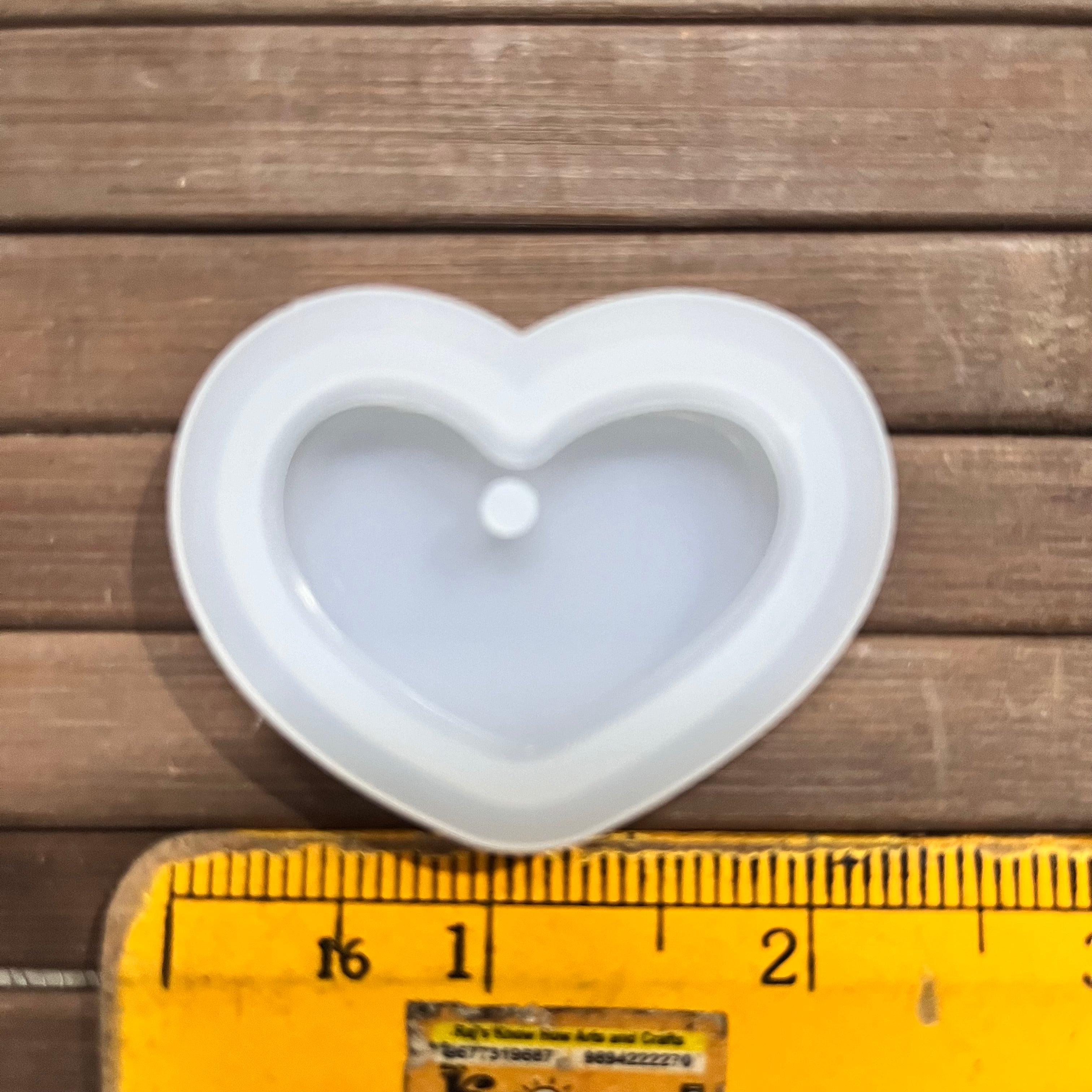 2 inch heart silicon mold